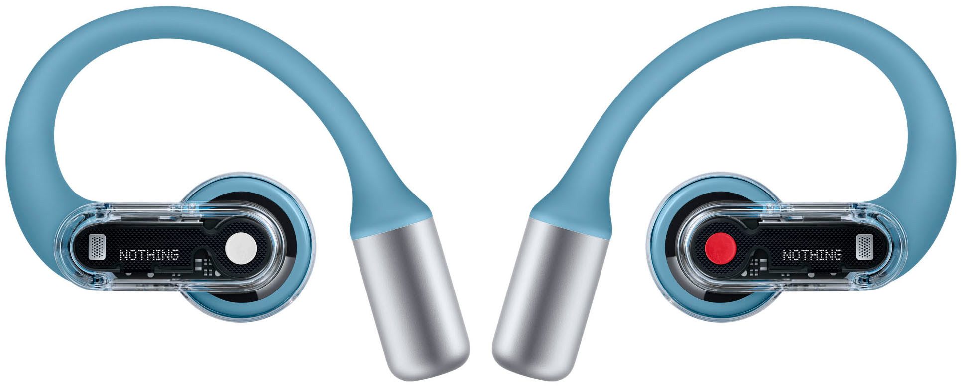 NOTHING Ear (Open) Open-Ear-Kopfhörer (LED Ladestandsanzeige, integrierte Steuerung für Anrufe und Musik, A2DP Bluetooth, Bluetooth, SPP, HFP, AVCTP Bluetooth, RFCOMM, AVRCP Bluetooth, AVDTP Bluetooth)
