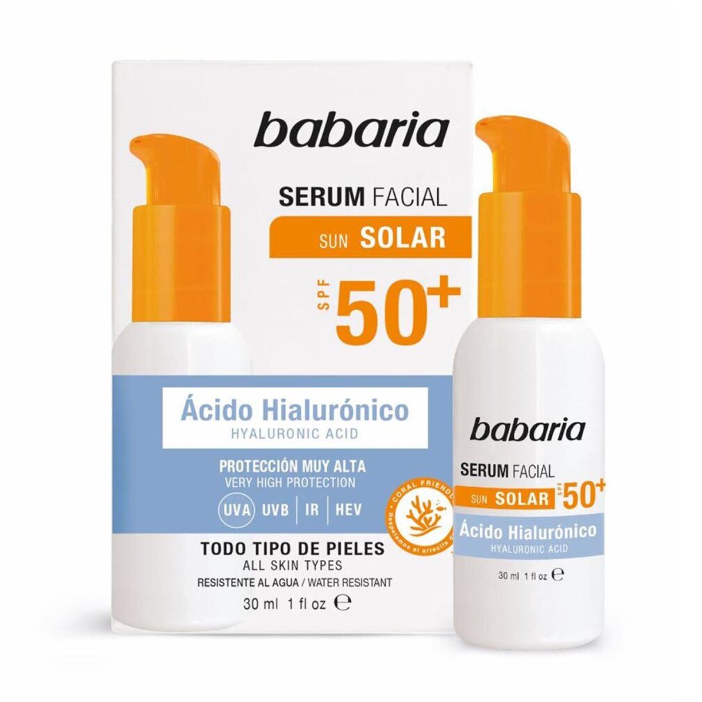 Tagescreme SOLAR HYALURONIC ACID Gesichtsserum SPF50+ 30 ml