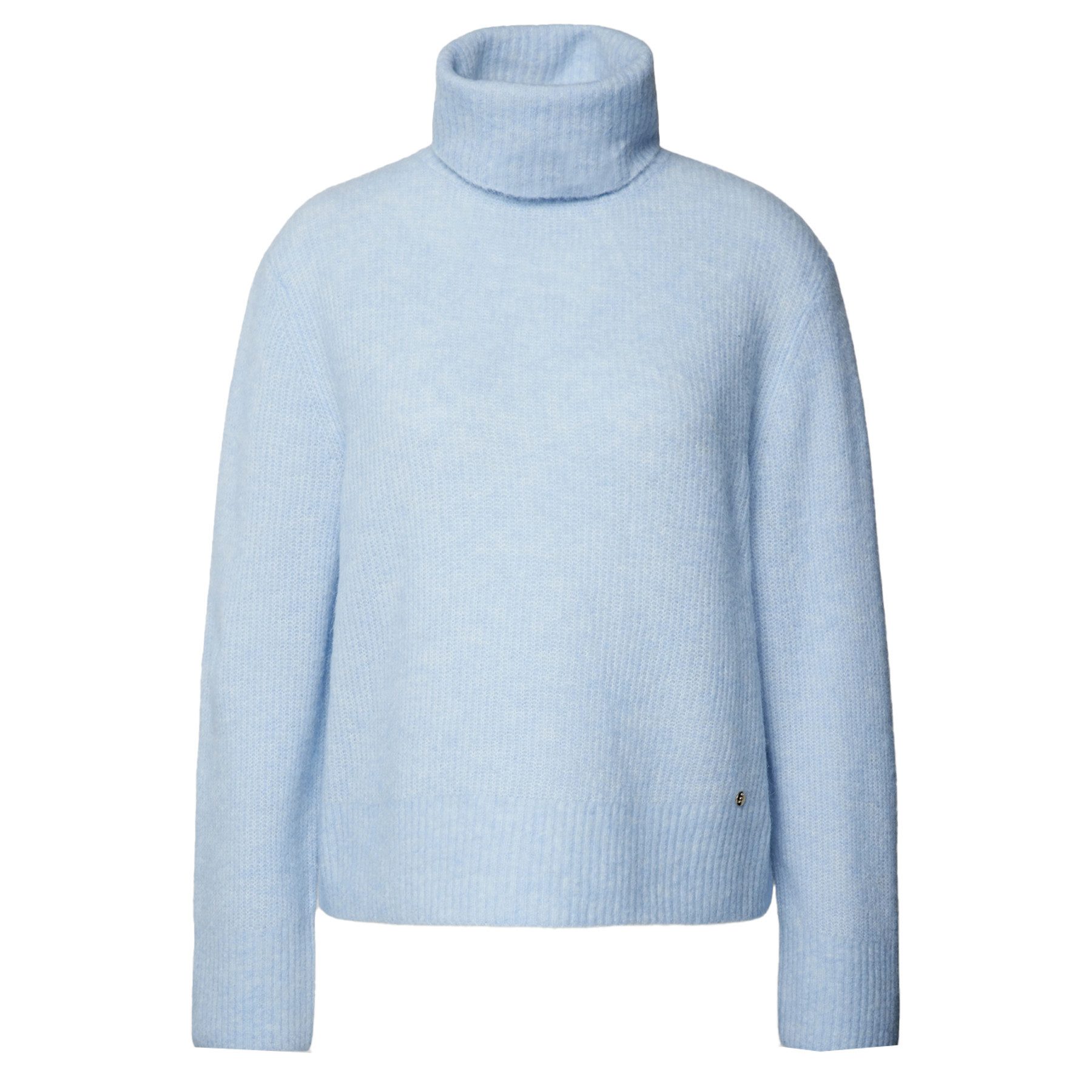 Mos Mosh Strickpullover MOS MOSH Pullover AIDY THORA mit Alpaka - Cashmere Blue