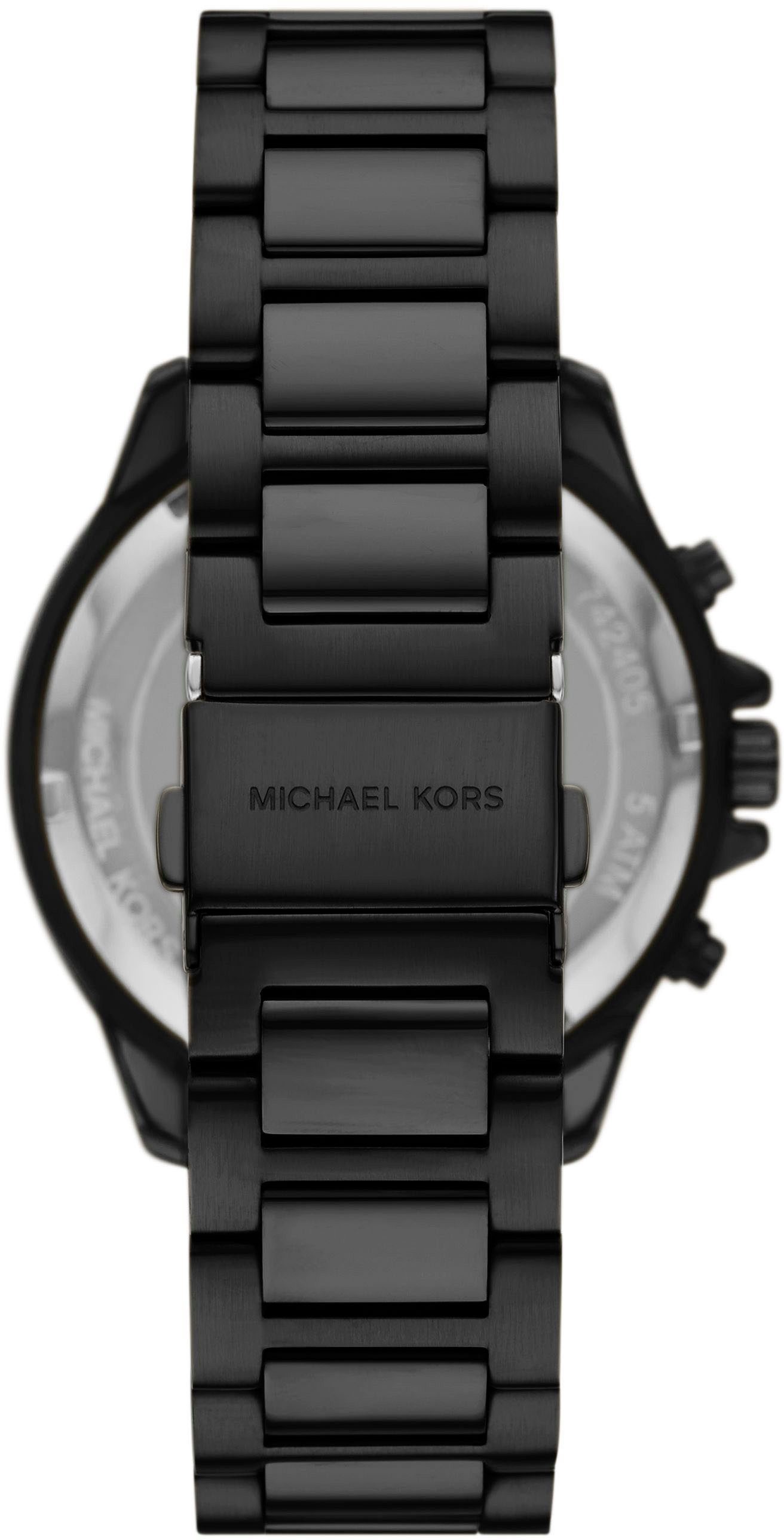 MICHAEL KORS Chronograph SAGE MK9193, Armbanduhr, Herrenuhr, Edelstahlarmband, analog, Tag, Stoppfunktion