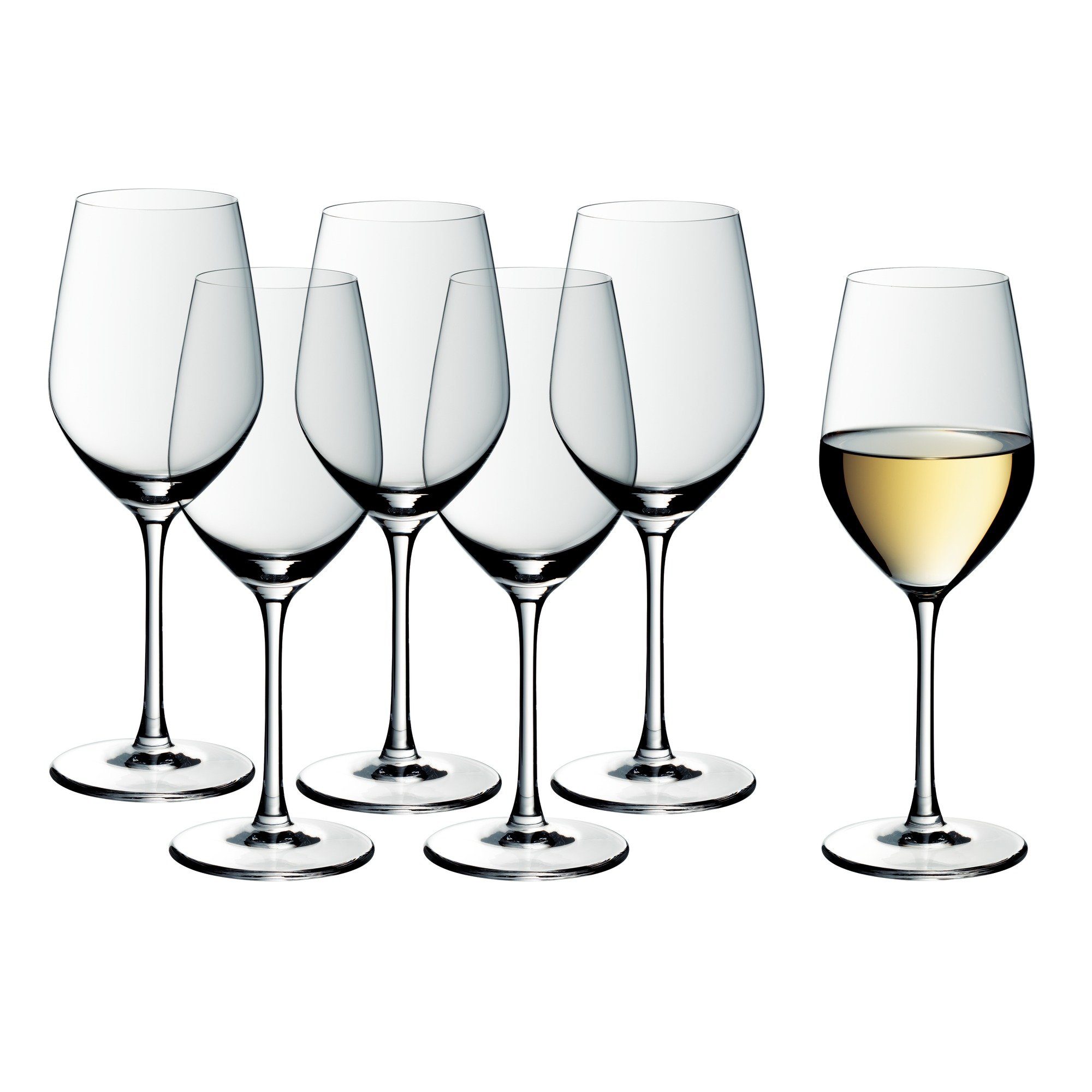 WMF Weinglas easy Plus, Kristallglas, 390 ml, spülmaschinenfest, transparent