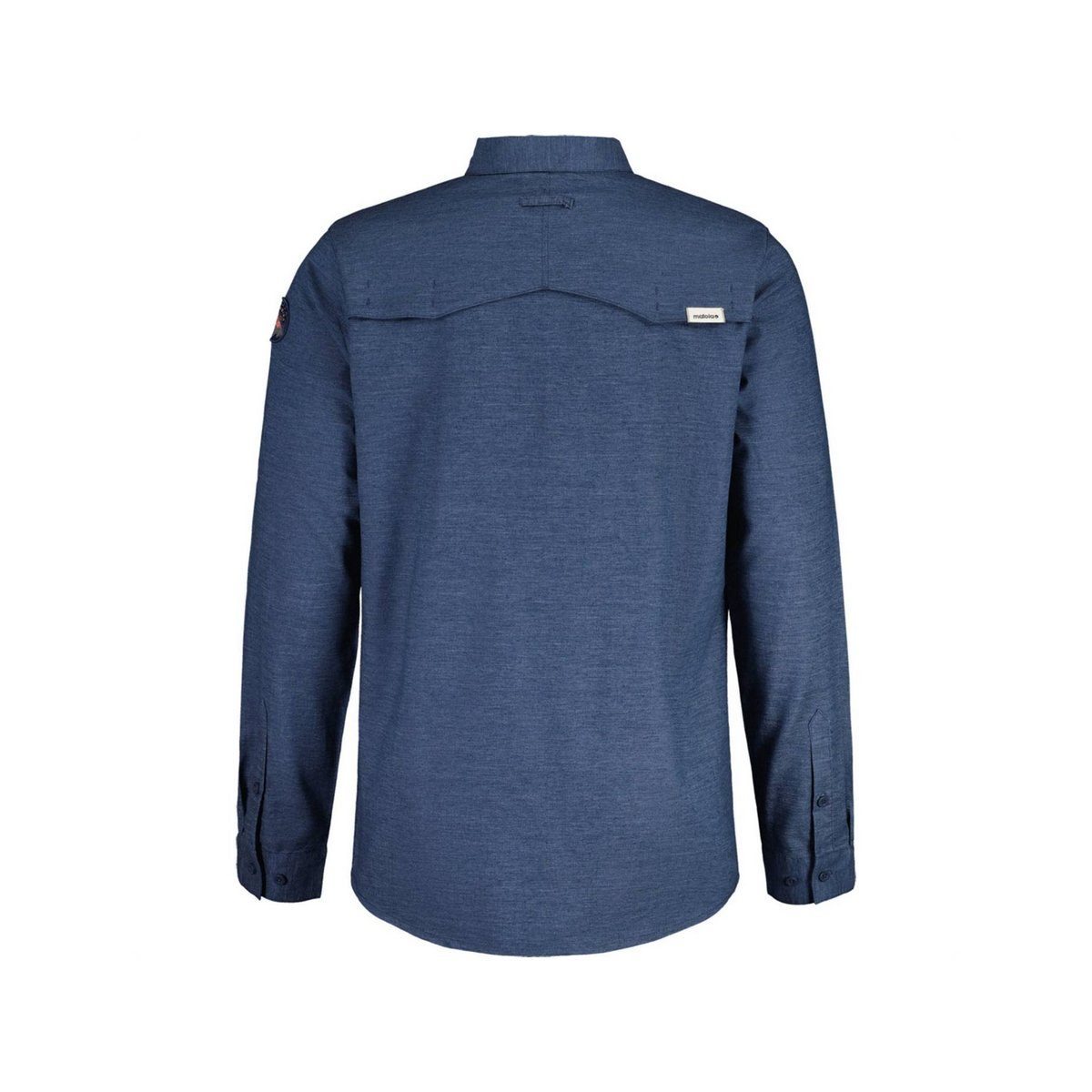 T-Shirt regular fit (1-tlg) dunkel-blau Maloja