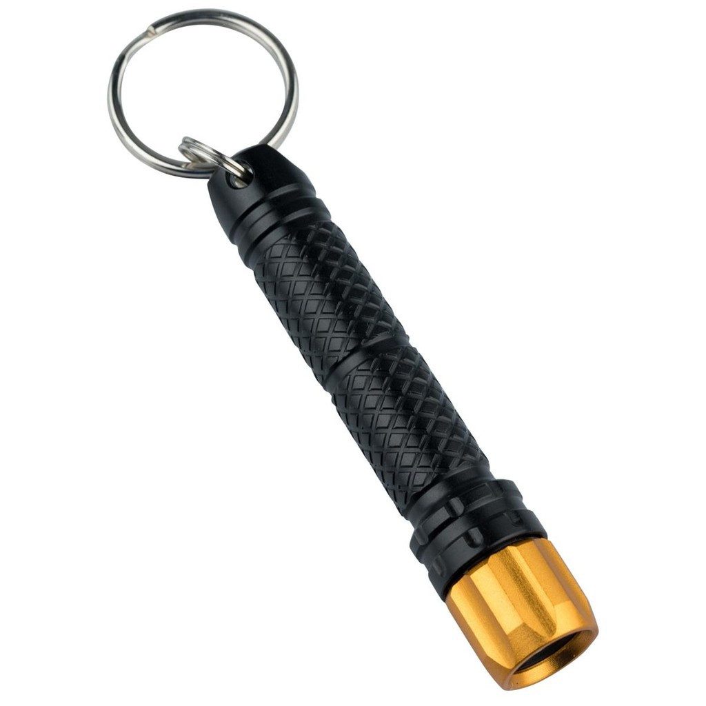 Munkees Taschenlampe Mini Taschenlampe aus Aluminium 1 W mit LED und Drehfunktion (Einzelartikel, 1-St), kompakt, robust, 1-W-LED, Drehfunktion