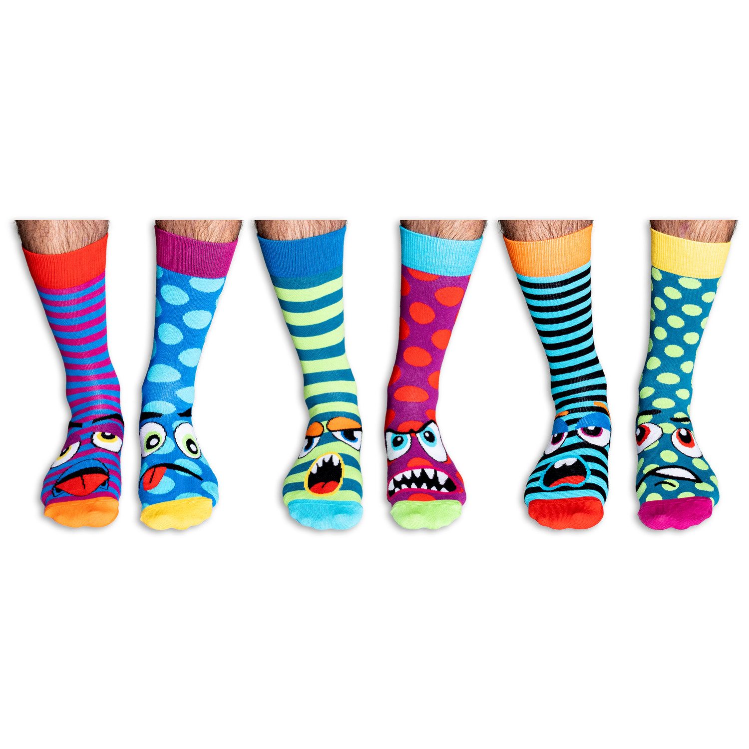 United Oddsocks Freizeitsocken Grump Heads Gesichter günstig online kaufen