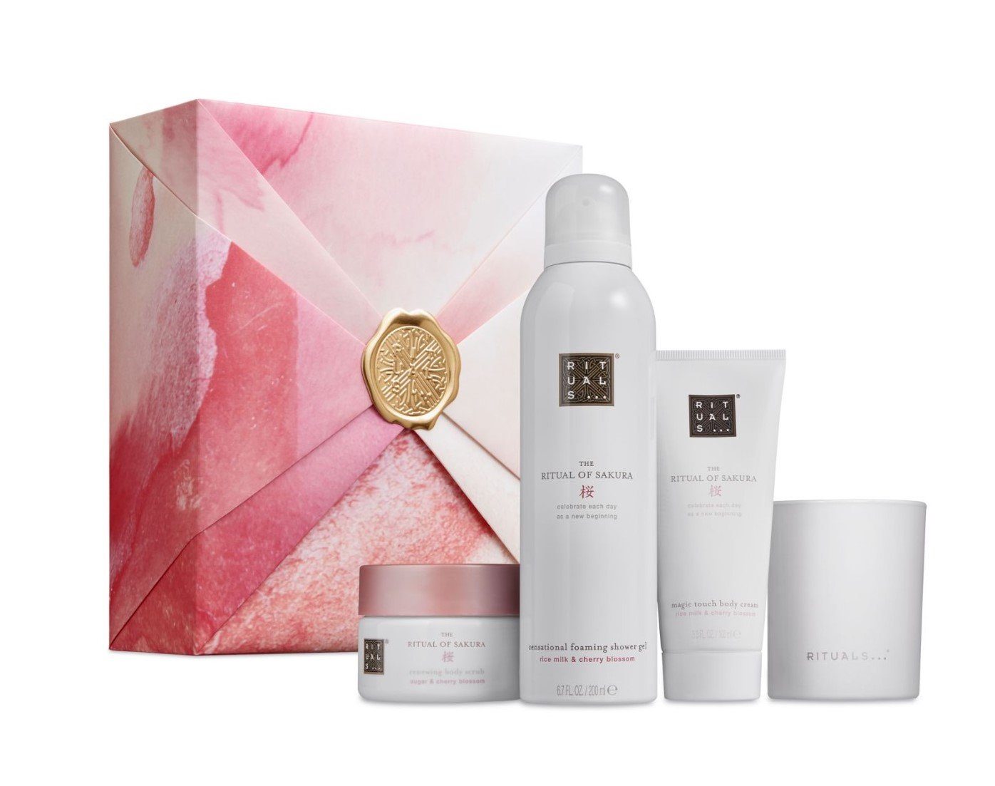 Rituals Pflege-Geschenkset Sakura Set Medium, 4-tlg.