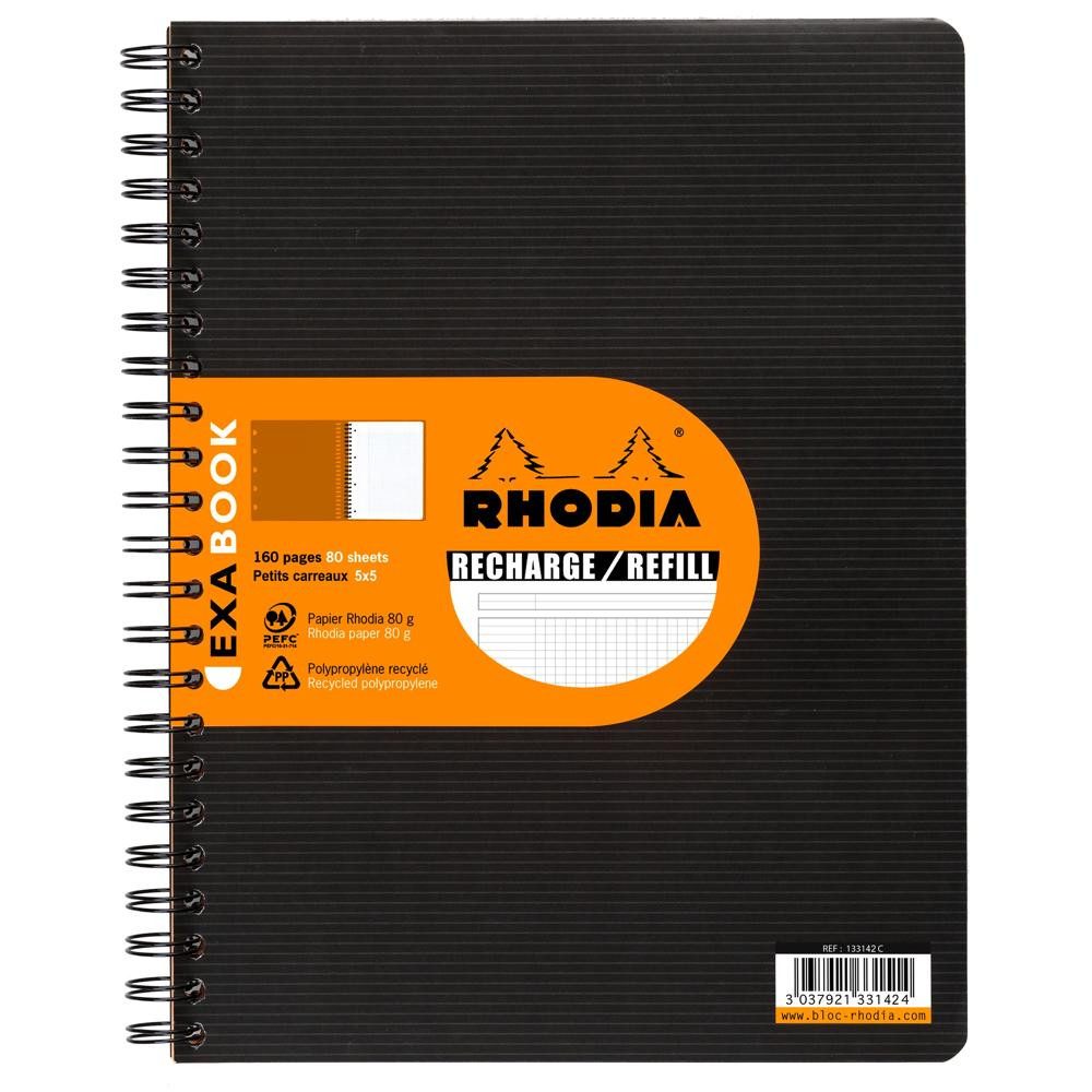 Rhodia Notizbuch Rhodia Nachfüllung Exabook A4 kar 80Bl