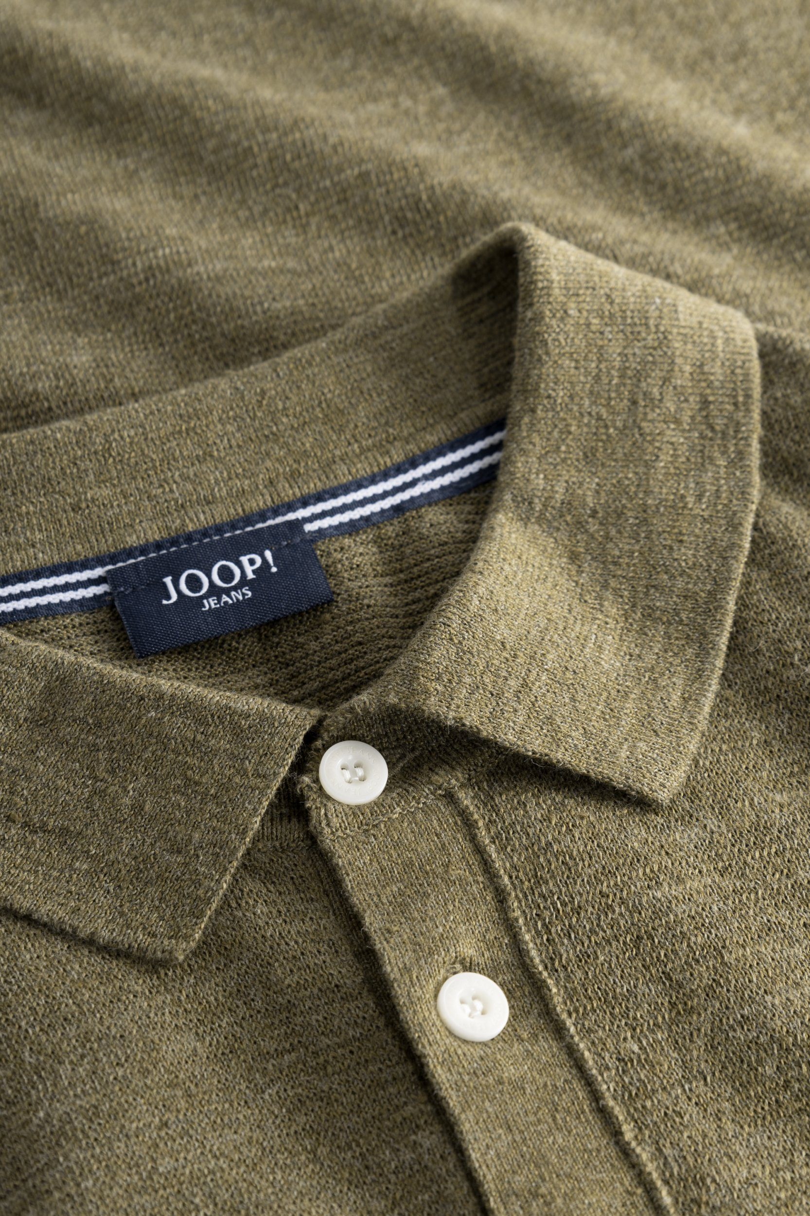 Leinen-Modal-Poloshirt Poloshirt (1-tlg) Fidolin Joop Jeans