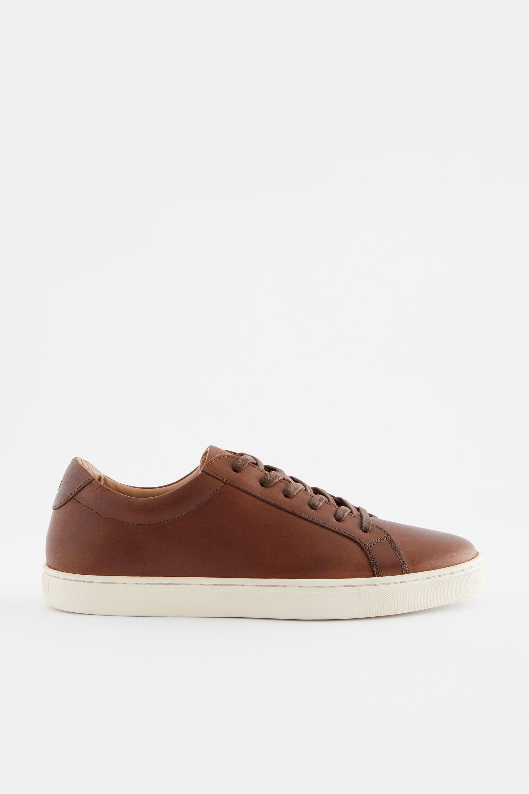 Next Lederturnschuhe Sneaker (1-tlg) Brown