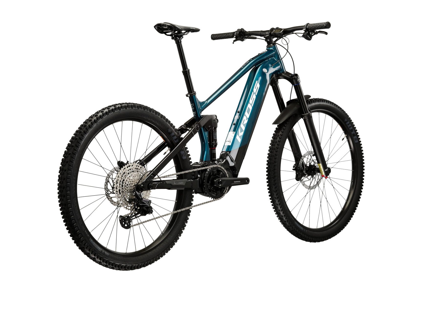 Kross E-Bike Mountainbike E-MTB Grist Boost 2.0 630 29" türkis 12 Gänge - Shimano Mittelmotor, 12 Gang Shimano DEORE M6100 Schaltwerk, Kettenschaltung, Mittelmotor, 630 Wh, SHIMANO Steps 36 V/250 W, Mittelmotor DU-EP800