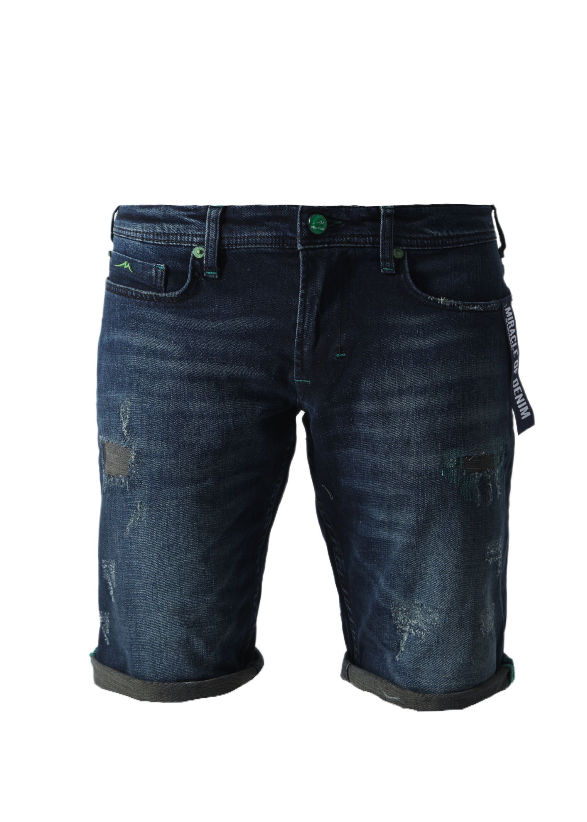 Miracle of Denim Regular-fit-Jeans Thomas Richfield Design Blue Five-Pocket im