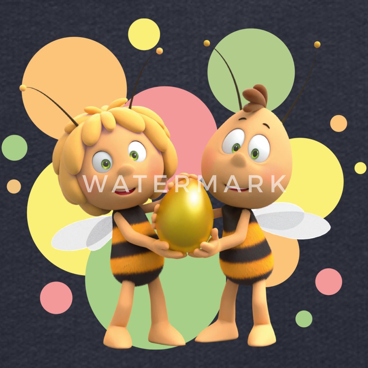 Spreadshirt Hoodie Die Biene Maja 3 Maya und Willi Kinder Premium Hoodie (1-tlg)