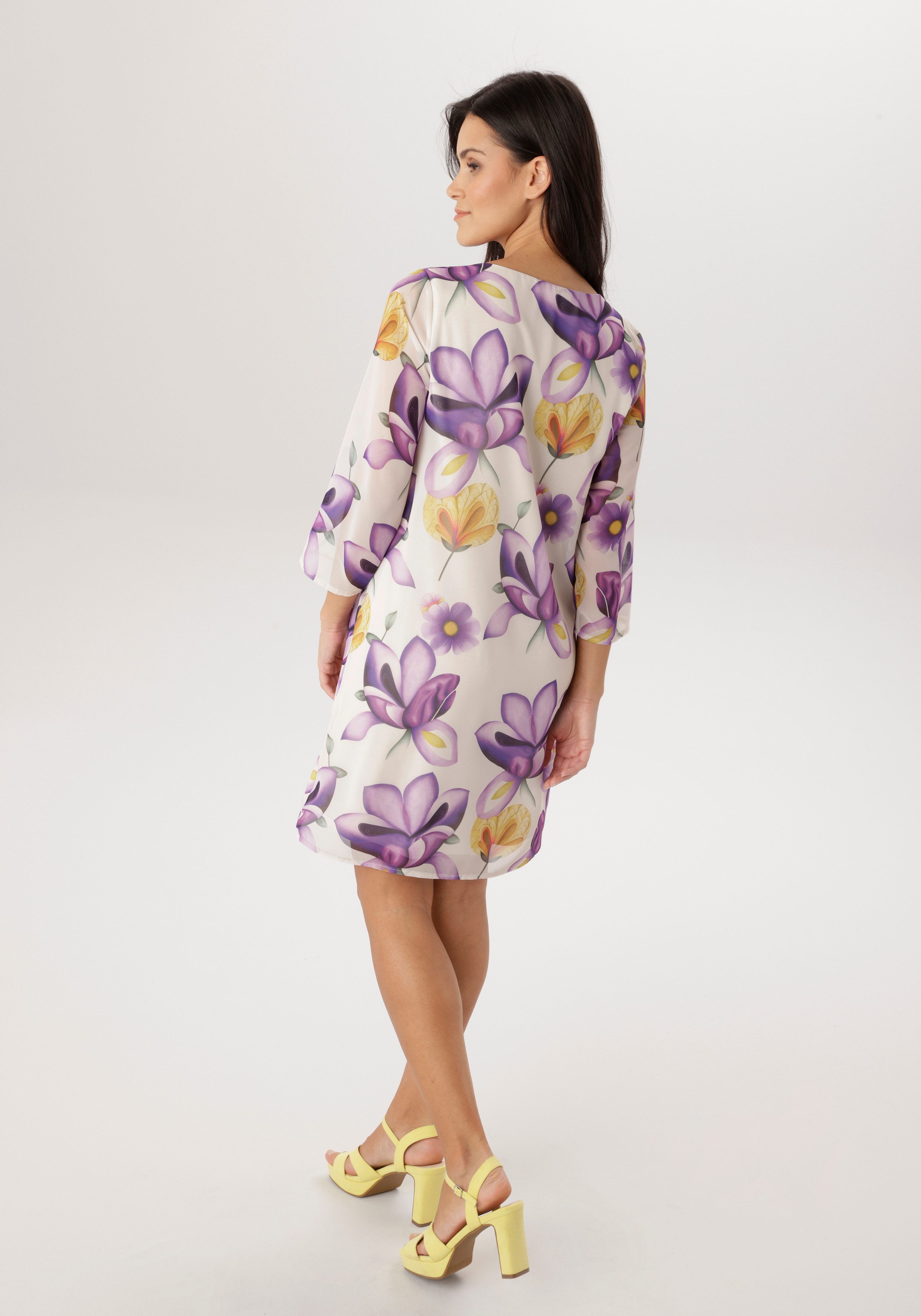 Aniston SELECTED Chiffonkleid aus zartem Chiffon und gefüttert – Bild 2 von 5