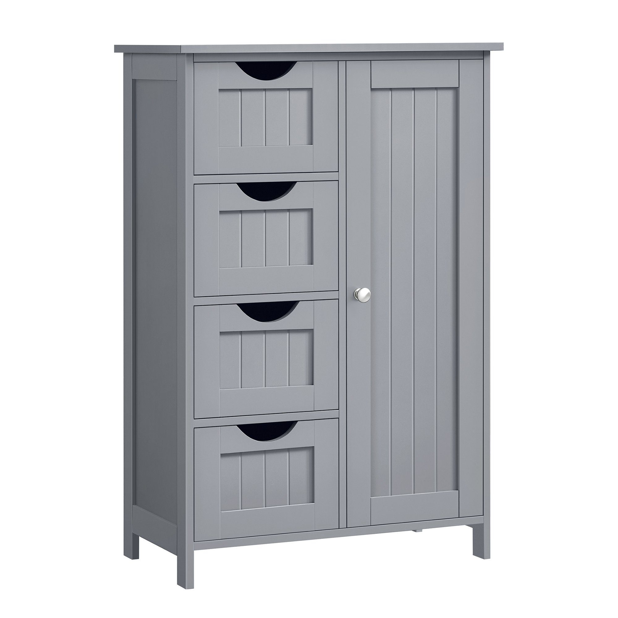 VASAGLE Badmöbel-Set Badezimmerschrank, 4 Schubladen, verstellbare günstig online kaufen