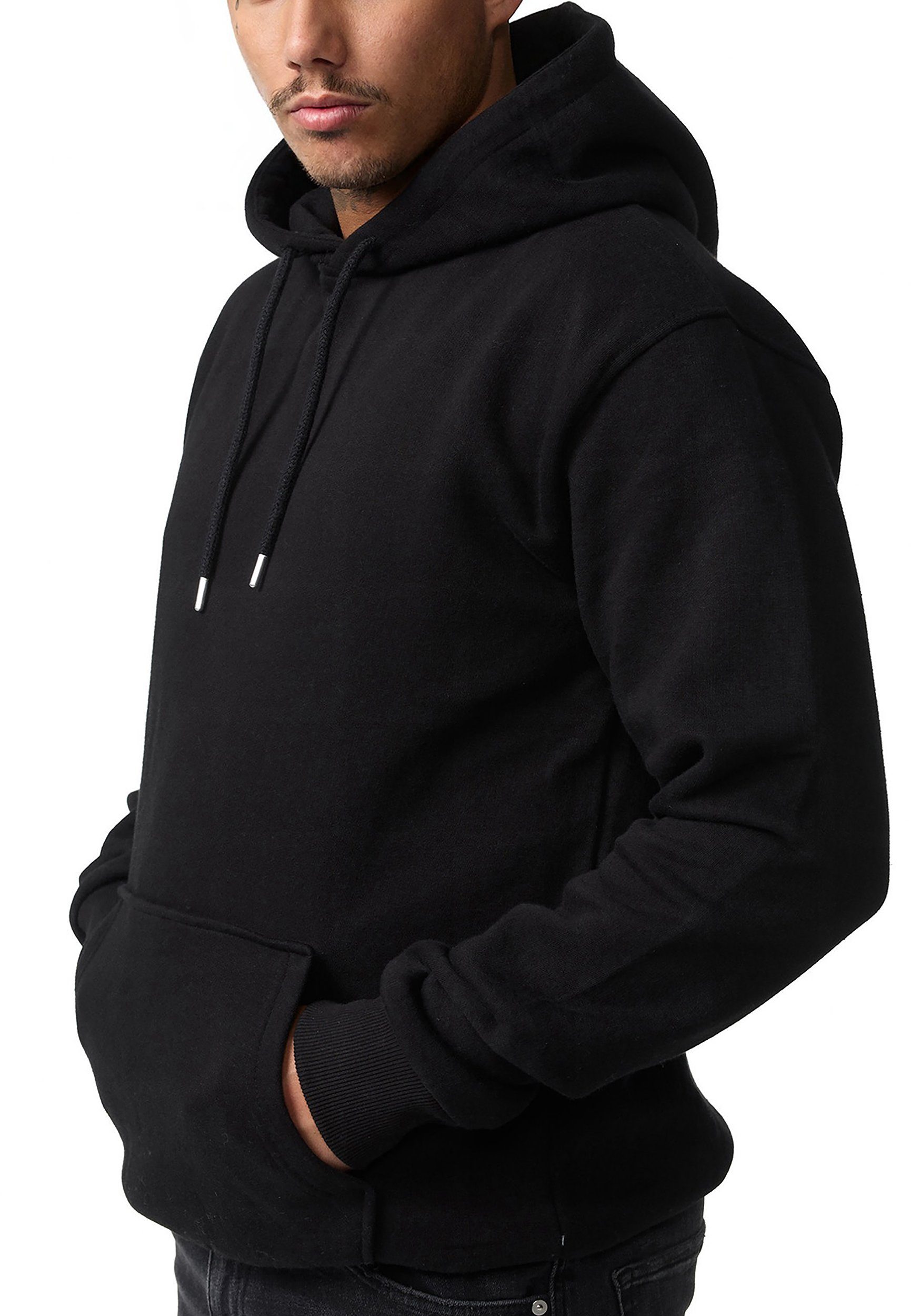 Smith & Solo Kapuzensweatshirt Hoodie Herren Kapuzenpullover (1-tlg) Baumwollmischung – Bild 4 von 5