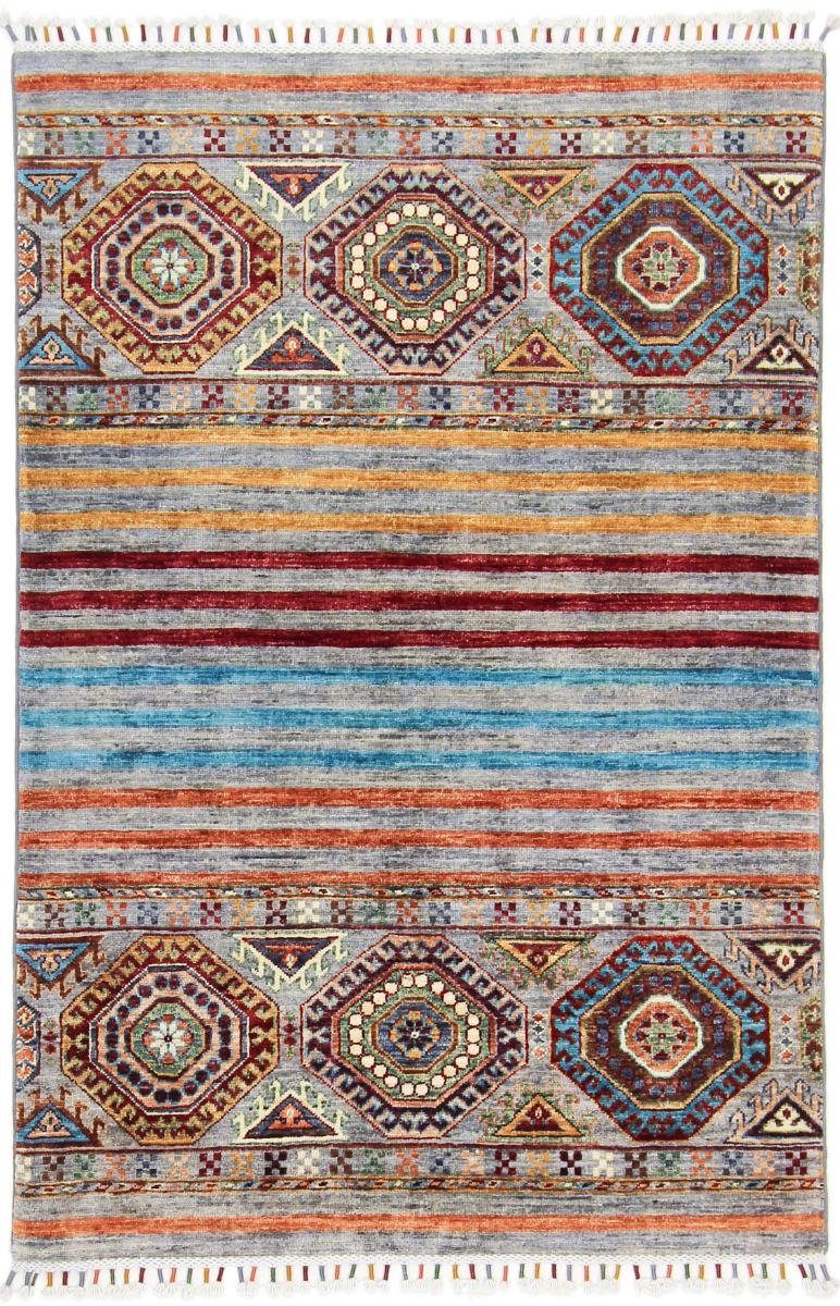 Orientteppich Arijana Shaal 102x153 Handgeknüpfter Orientteppich, Nain Trading, rechteckig, Höhe: 5 mm
