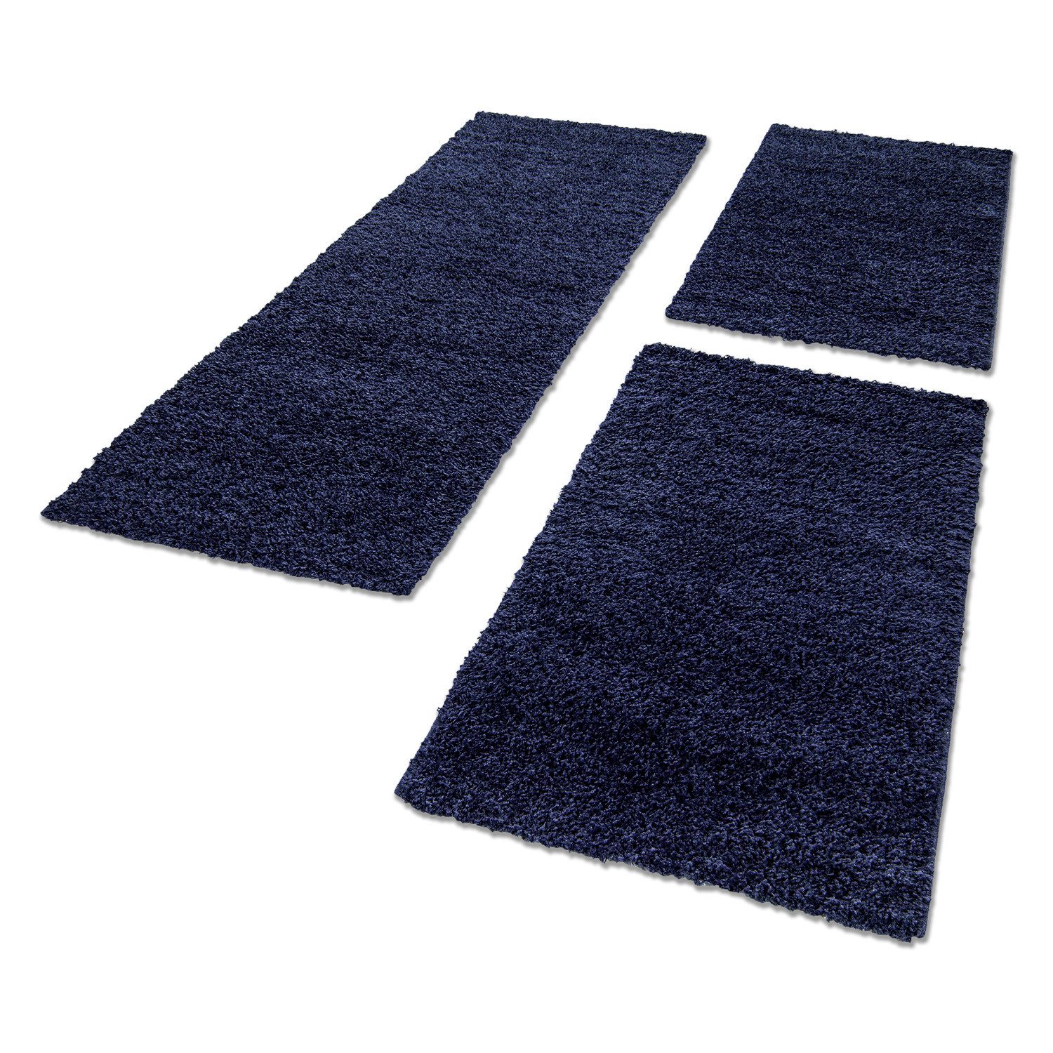 Carpettex Hochflor-Bettumrandung Unicolor - Einfarbig, Höhe günstig online kaufen
