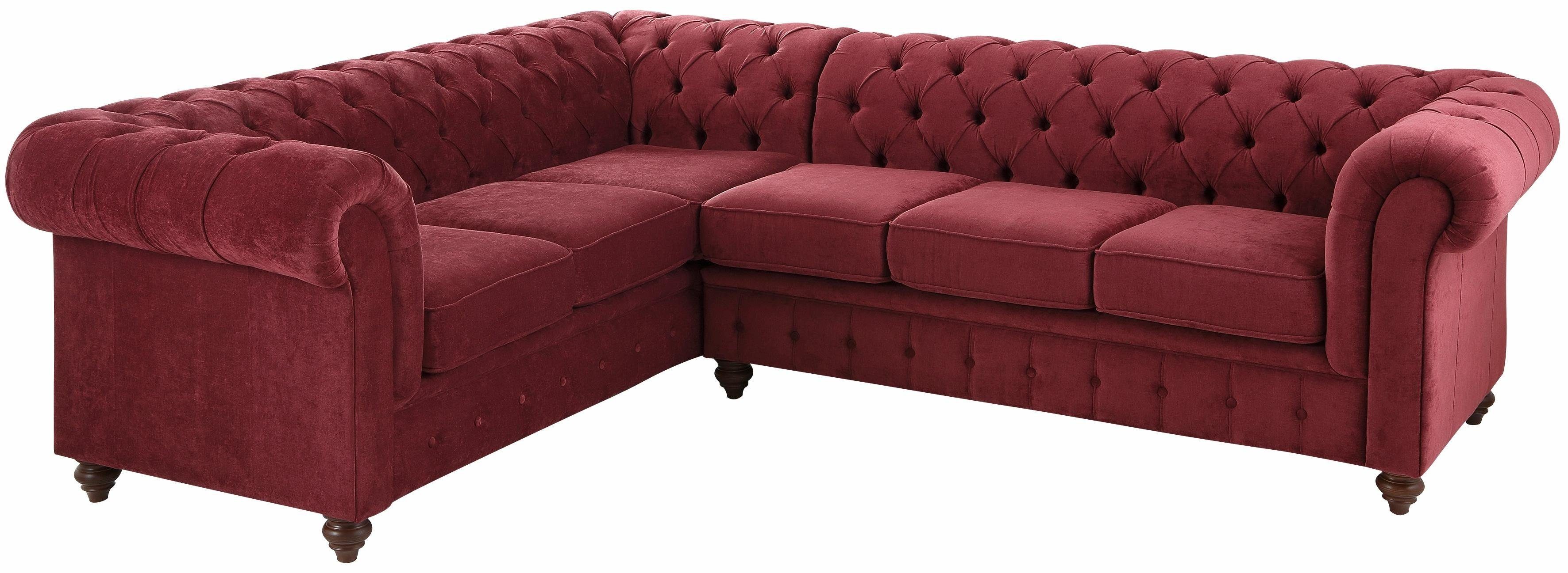 Home affaire Chesterfield-Sofa Chesterfield Ecksofa, auch günstig online kaufen
