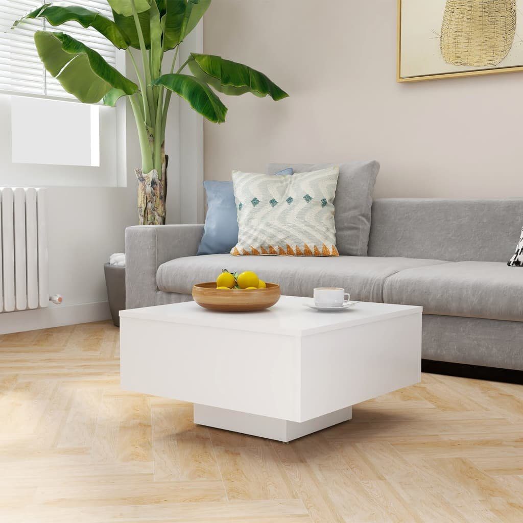 furnicato Couchtisch Weiß 60x60x31,5 cm Holzwerkstoff günstig online kaufen