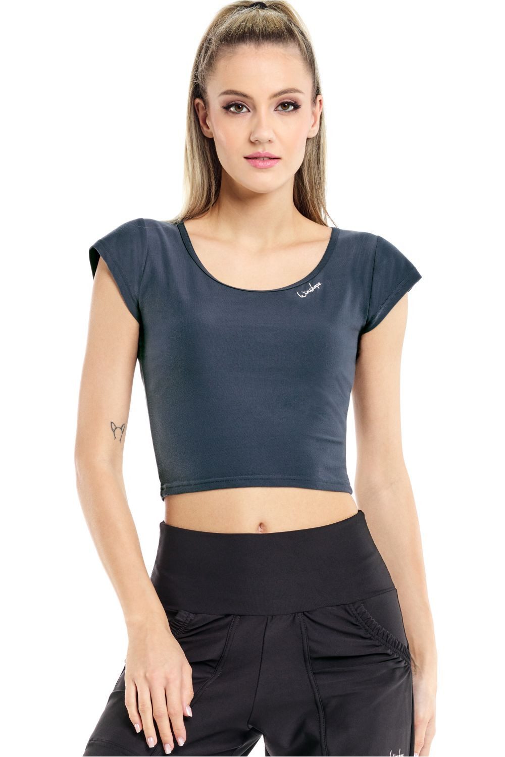 Winshape Crop-Top AET137LS Functional Light and Soft Cropped