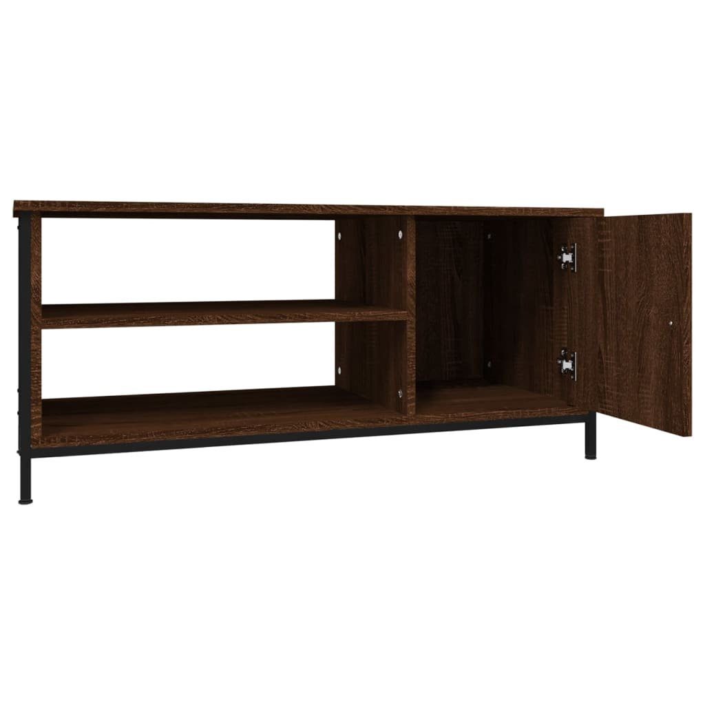 vidaXL TV-Schrank (1-St) Eichen-Optik cm Eiche Braun Holzwerkstoff Braune 100x40x45 TV-Schrank