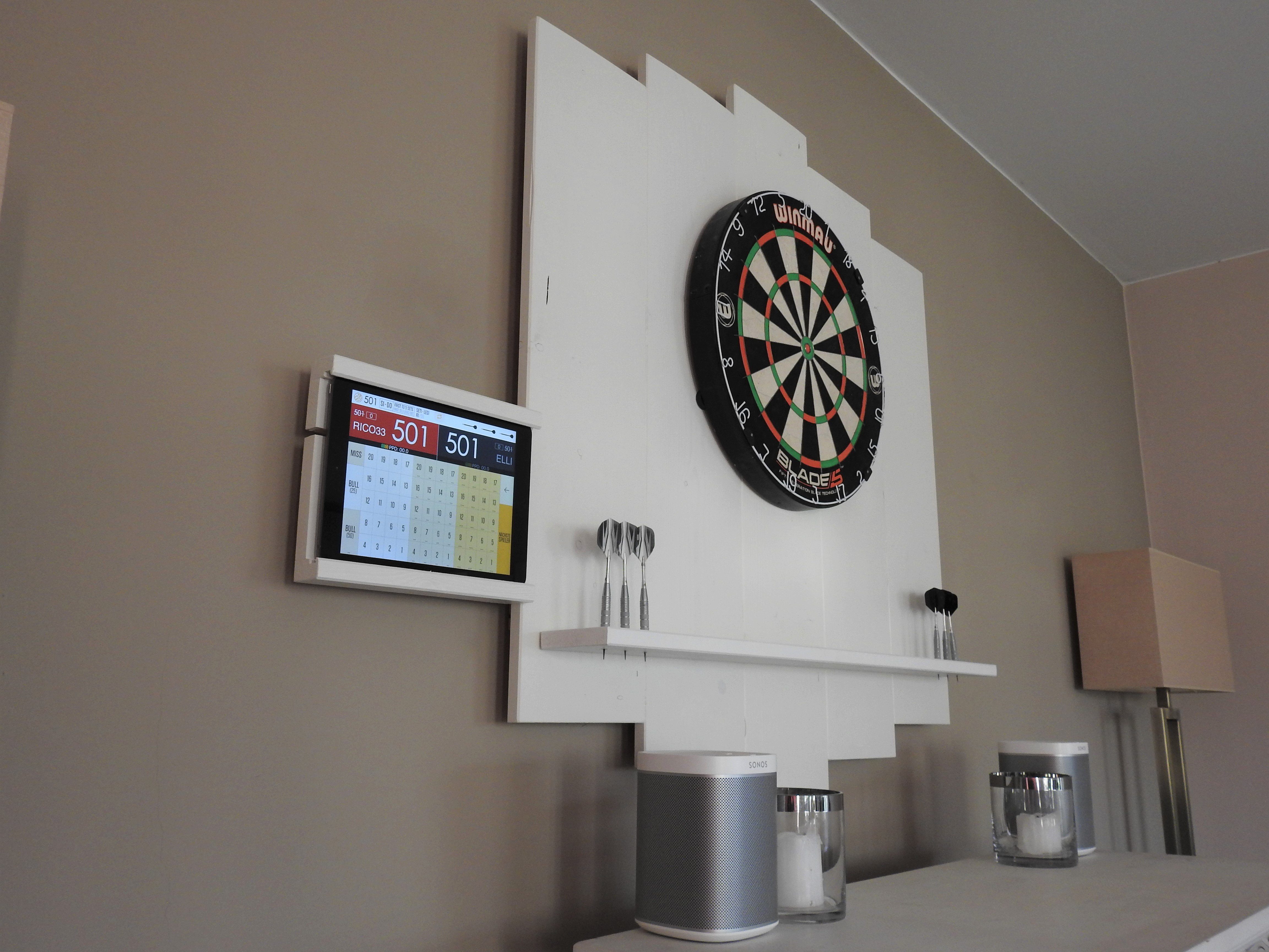 Dartscheibe WOODEN Dartboard Surround