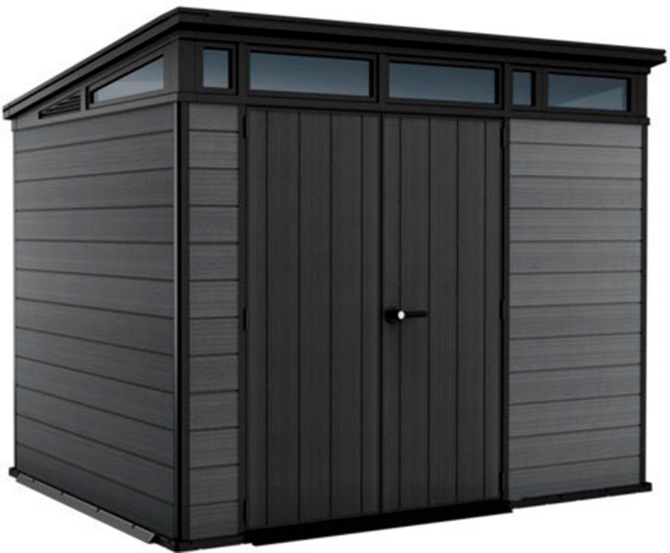 Keter Gerätehaus Cortina 9x7, BxT: 279x218 cm, wetterbeständige Evotech™-Wände