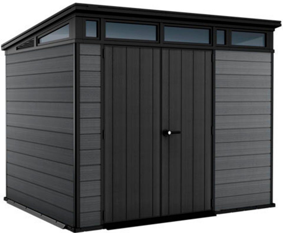 Keter Gerätehaus Cortina 9x7, BxT 279x218 cm, wetterbeständige Evotech