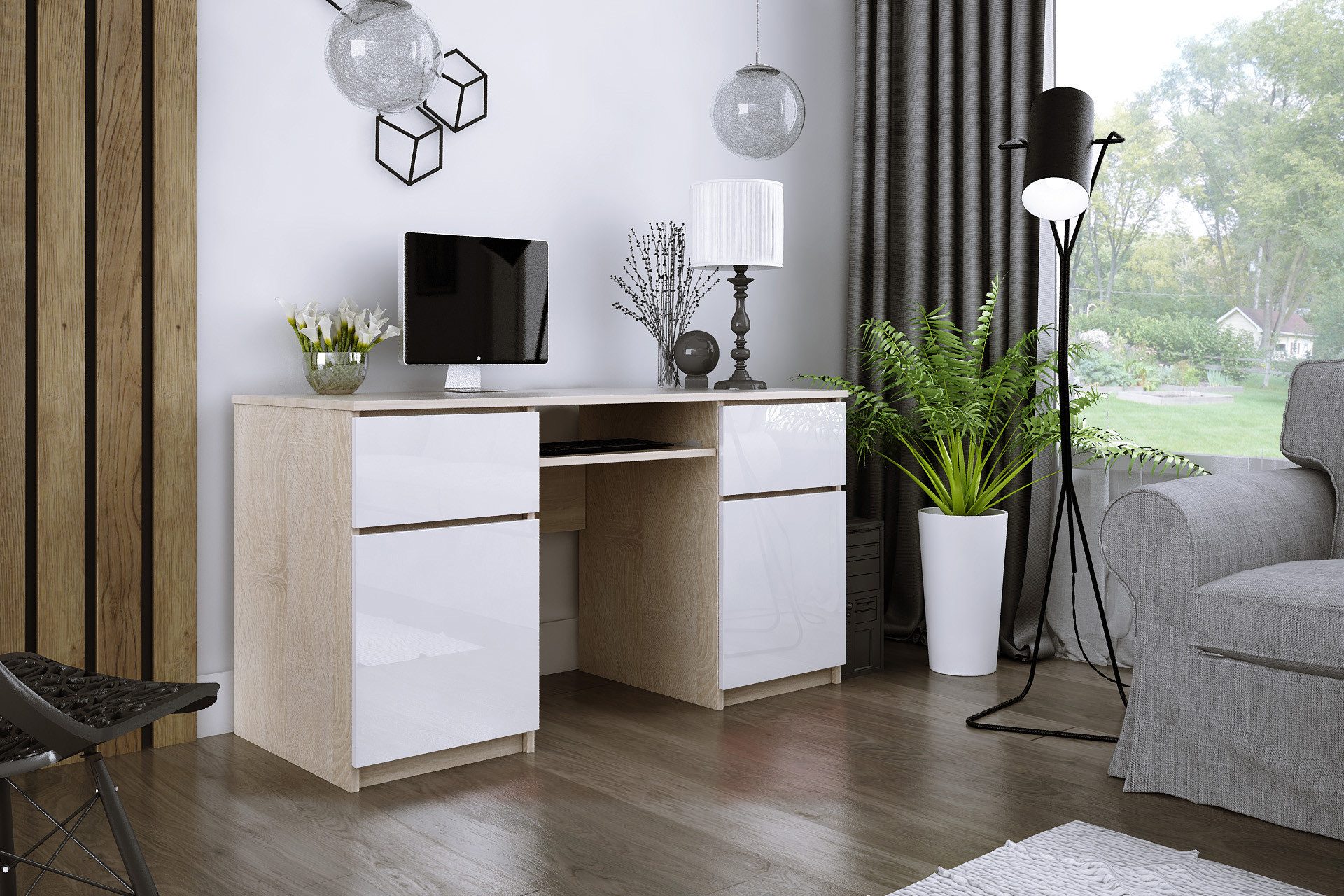 Faizee Möbel Schreibtisch ZOE 135 cm günstig online kaufen