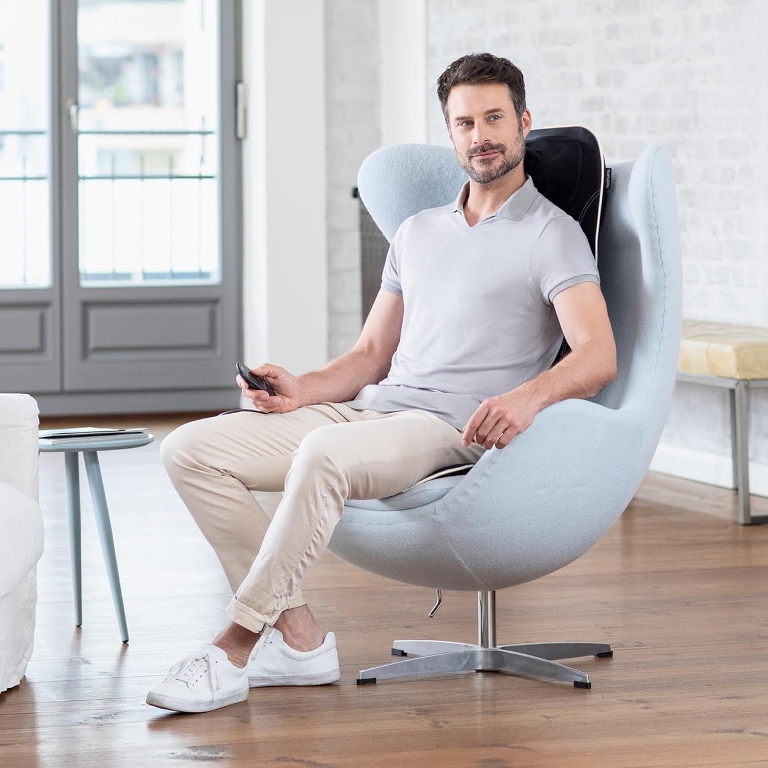 medisana Massagesitzauflage MCN Shiatsu Rückenmassage & Nackenmassage, Inkl. Wärmefunktion