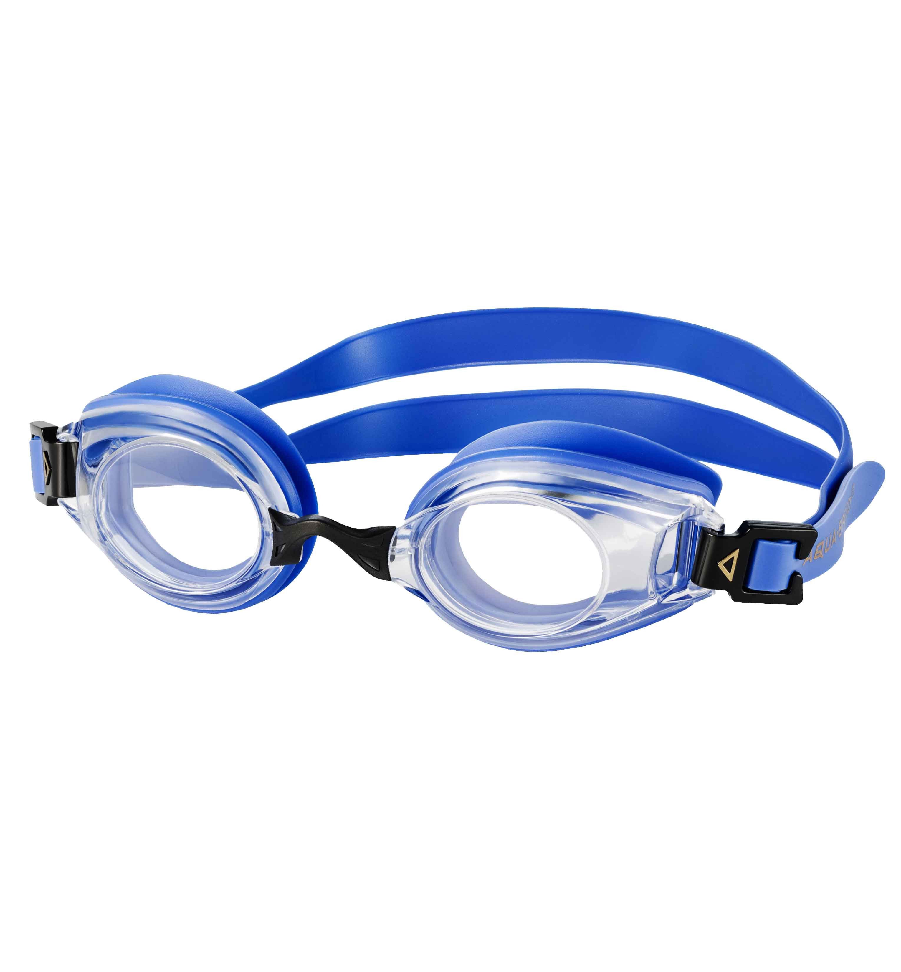 Aqua Speed Schwimmbrille mit Sehstärke für Kurzsichtige Dioptrien: -5.0 inkl. Box, (Lumina blau ungetönte Gläser -5,0), Sicherer Halt bei intensiven Trainingseinheiten