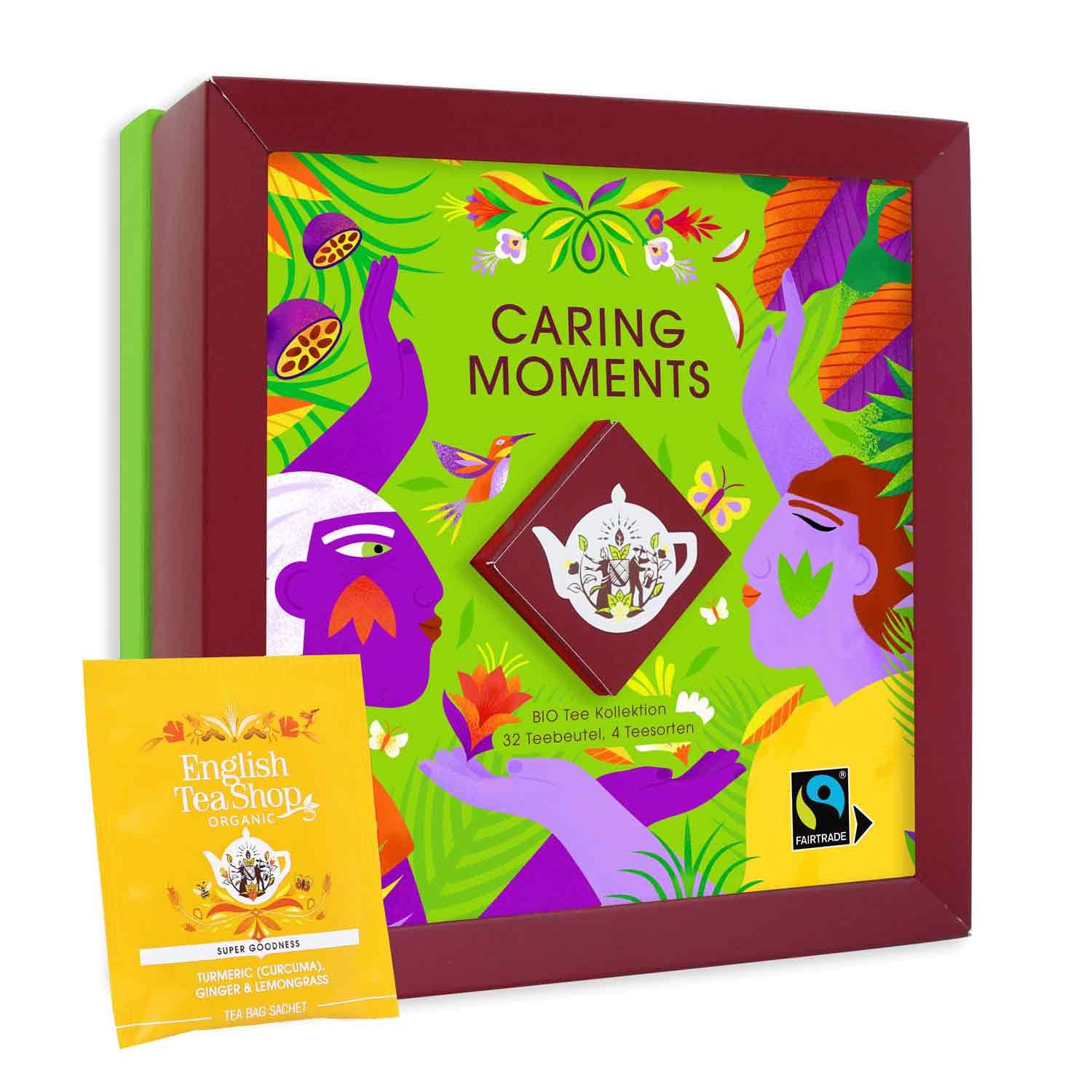 English Tea Shop Tee Kollektion "Caring Moments", Ayurveda Kräuter Tee, BIO, 32 Teebeutel, Ayurvedische Tees mit Kräutern.