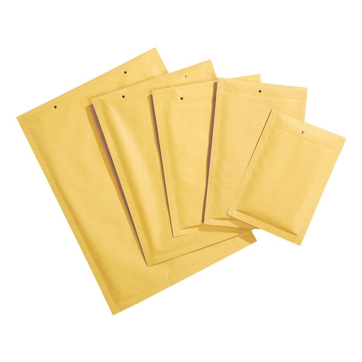 MAILMEDIA Versandtasche airpoc®, 5 Größen, mit PE-Luftpolsterung, ohne Fenster, Haftklebung