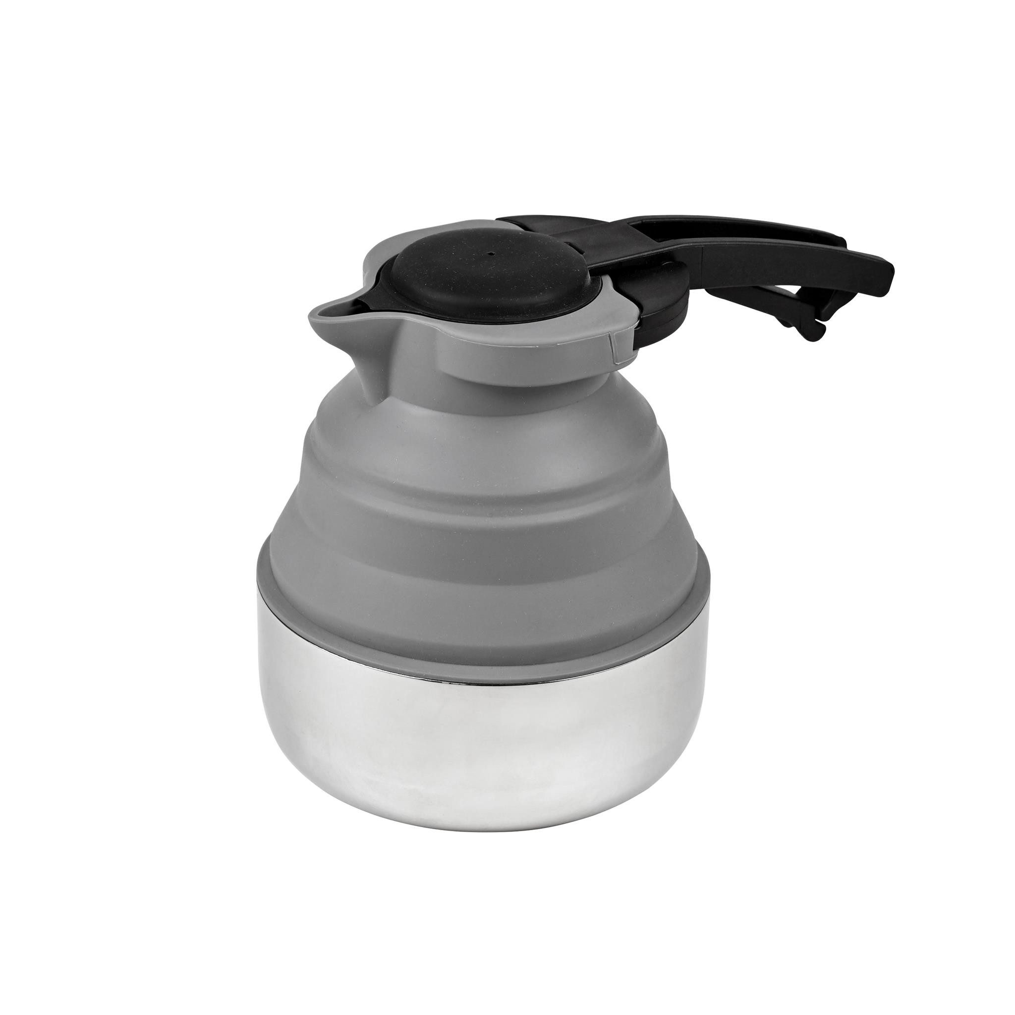 Platinet Reise-Wasserkocher Faltbarer Camping Wasserkocher Kompakter Kettle, 1,8 l