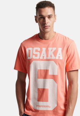 Superdry T-Shirt T-Shirt Kurzarmshirt mit Print