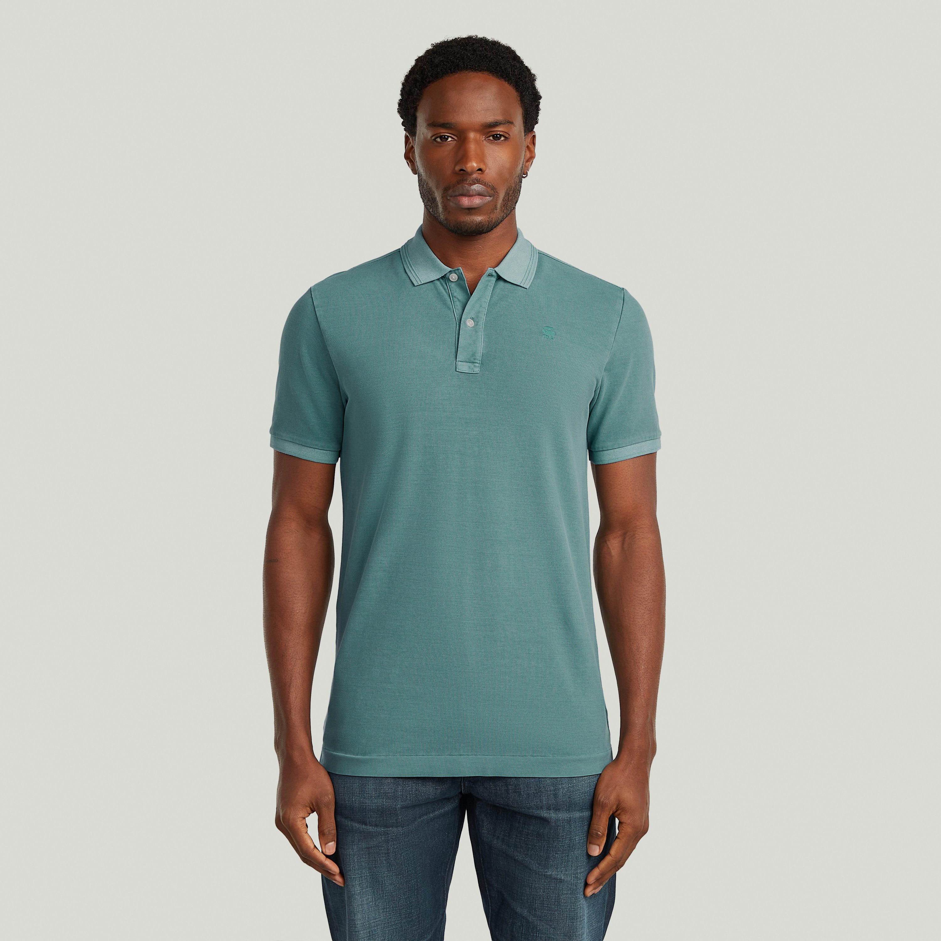 G-STAR Poloshirt Dunda Slim Fit Logostickerei auf der Brust günstig online kaufen