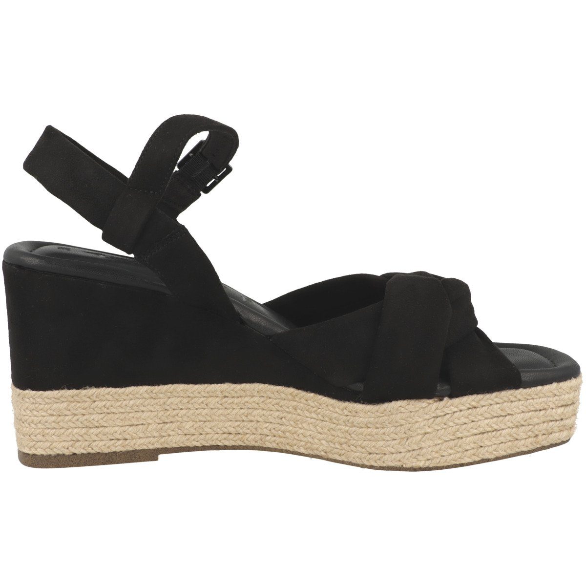 schwarz 1-28310-20 Keilsandalette Damen Tamaris