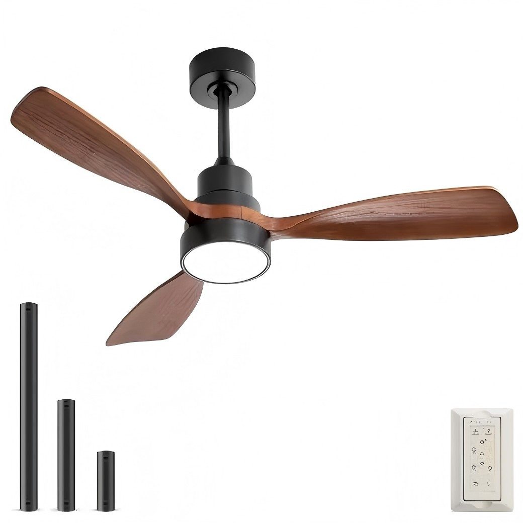 LIIMOO Deckenventilator 48-Zoll-Deckenventilator mit Licht und günstig online kaufen