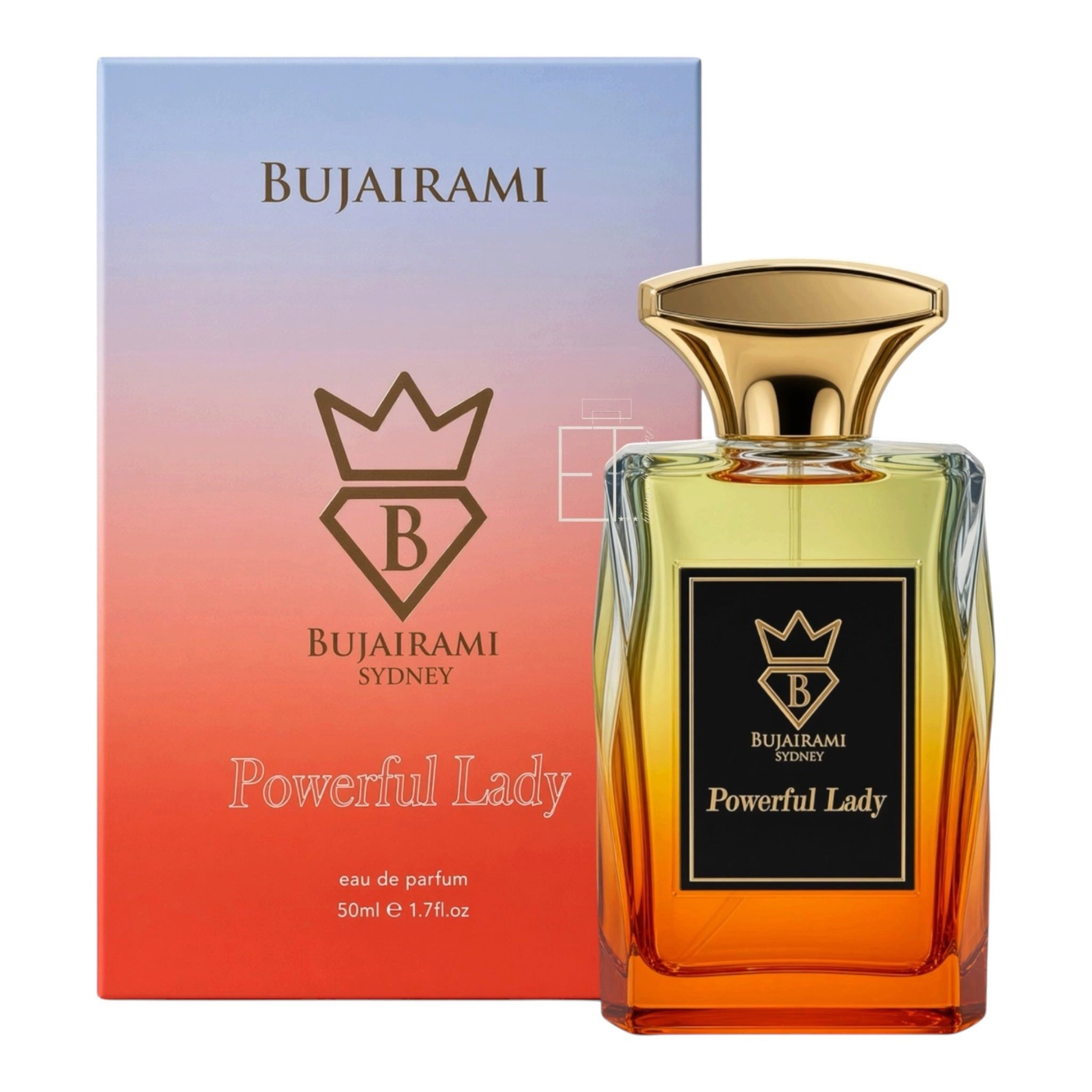 Bujairami Eau de Parfum Powerful Lady, 100 ml, für Damen und Herren, Eau de Parfum