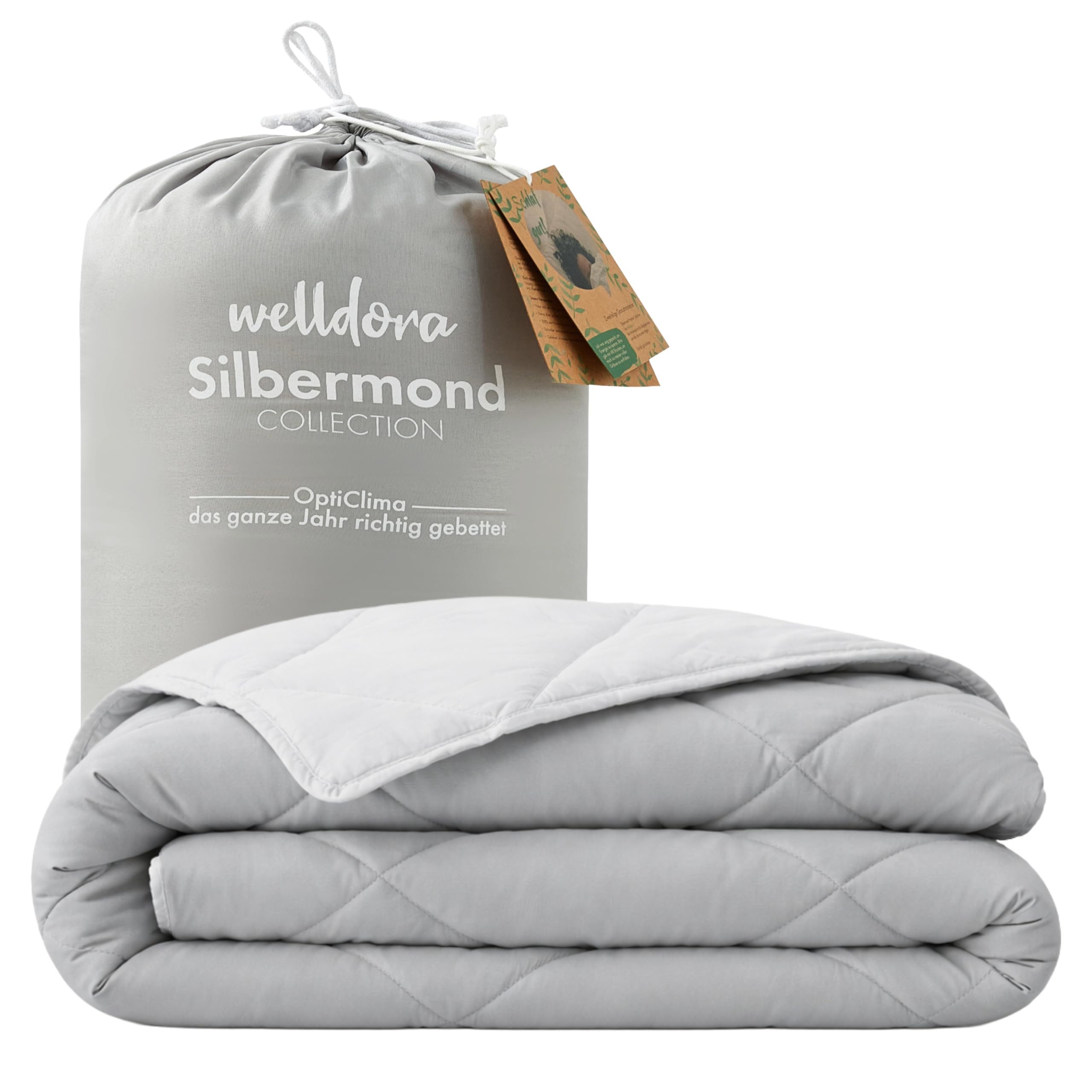 Welldora Microfaserbettdecke OPTICLIMA Bettdecke 135x200 Allergiker Sommer Oeko-Tex geprüft, OEKO-TEX® Standard 100 Certificate