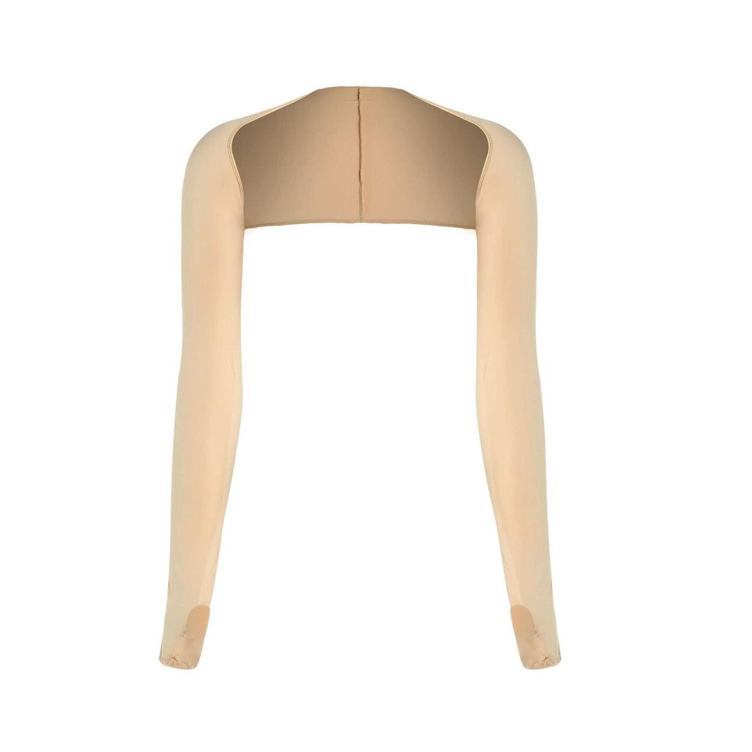 LuxusKollektion Armstulpen Armstulpen UV-Schutz kühlend 3er Pack beige (3-St)