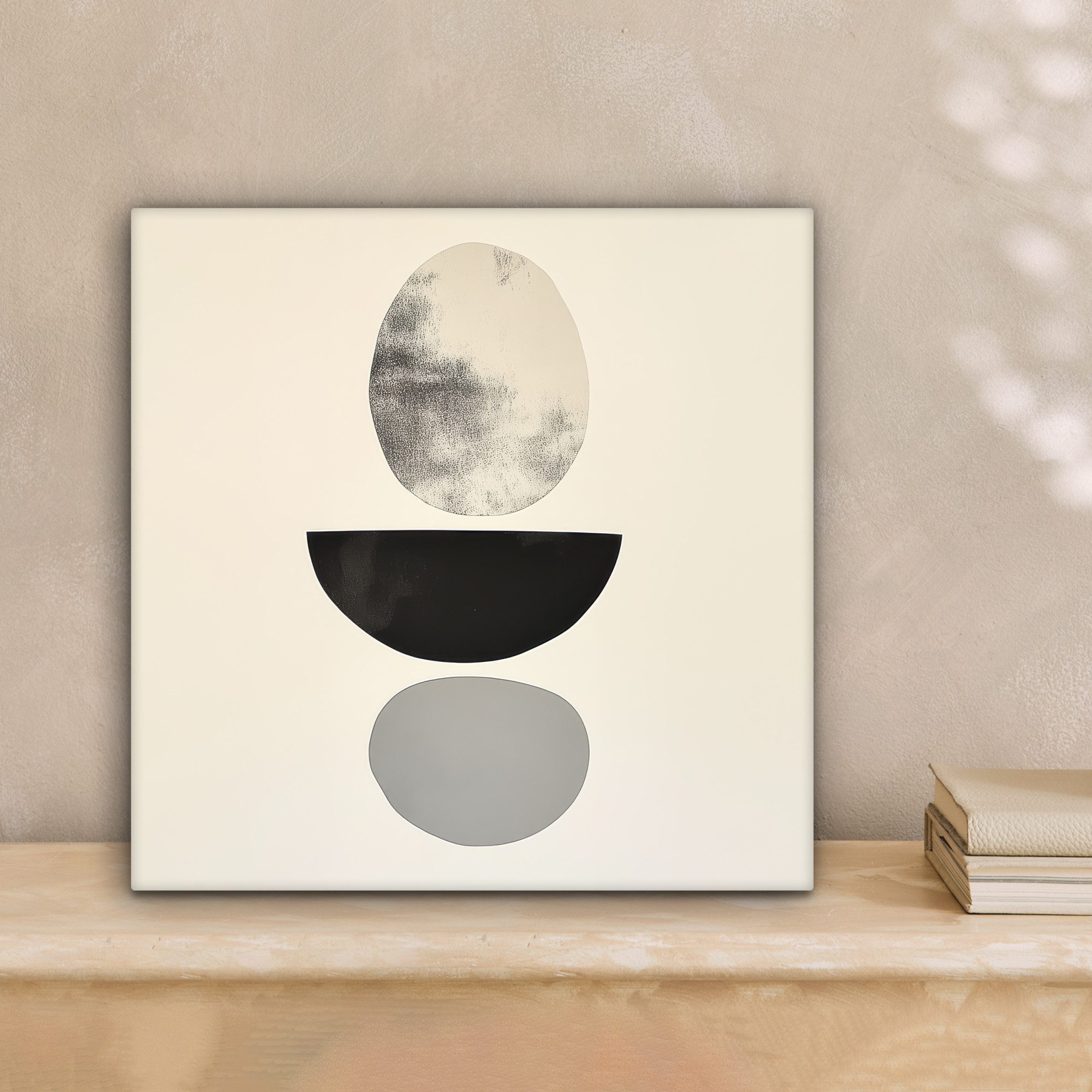 OneMillionCanvasses® Leinwandbild Beige - Japandi - Wabi sabi, Fotodruck (1 günstig online kaufen