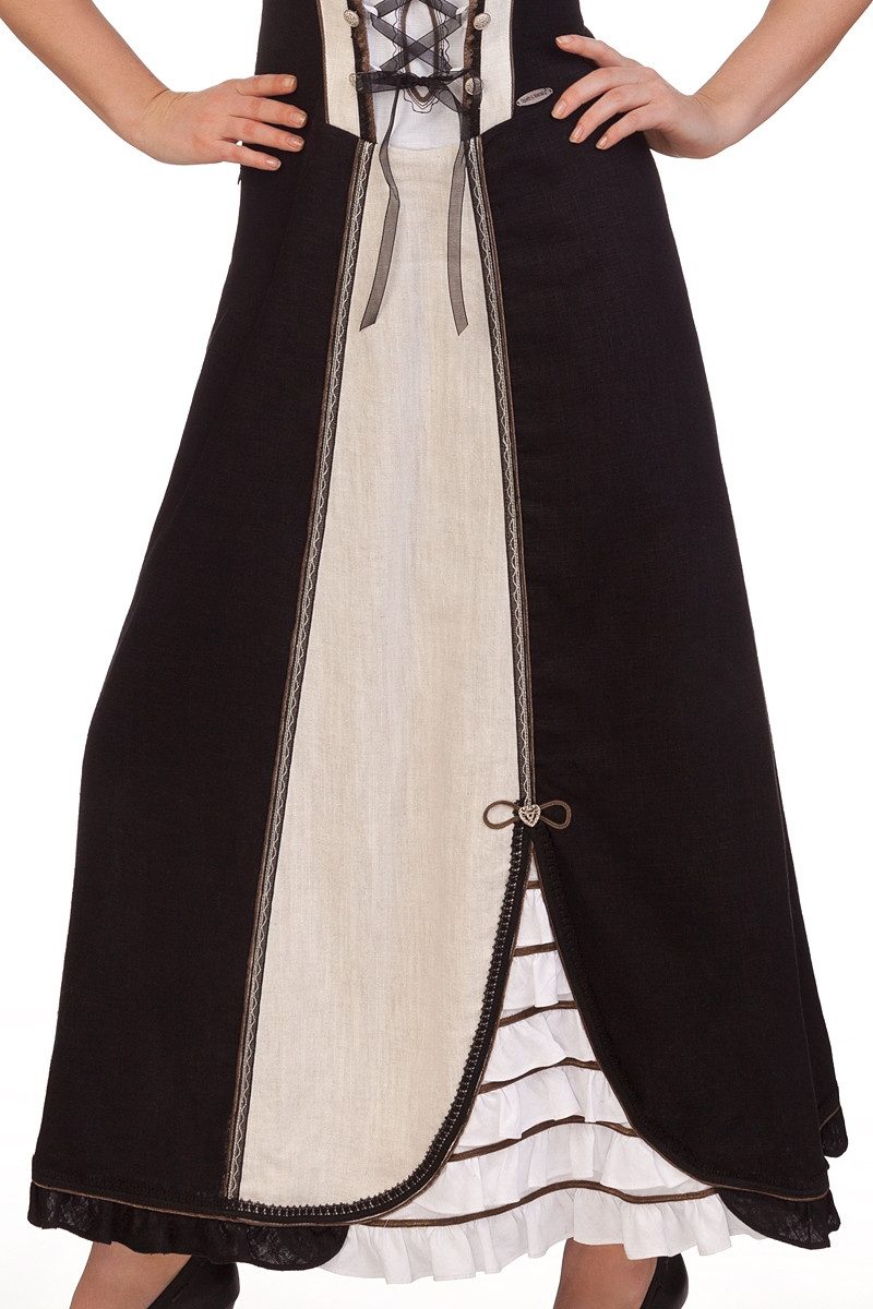 Spieth & Wensky Dirndl Landhauskleid - TRAMM - schwarz