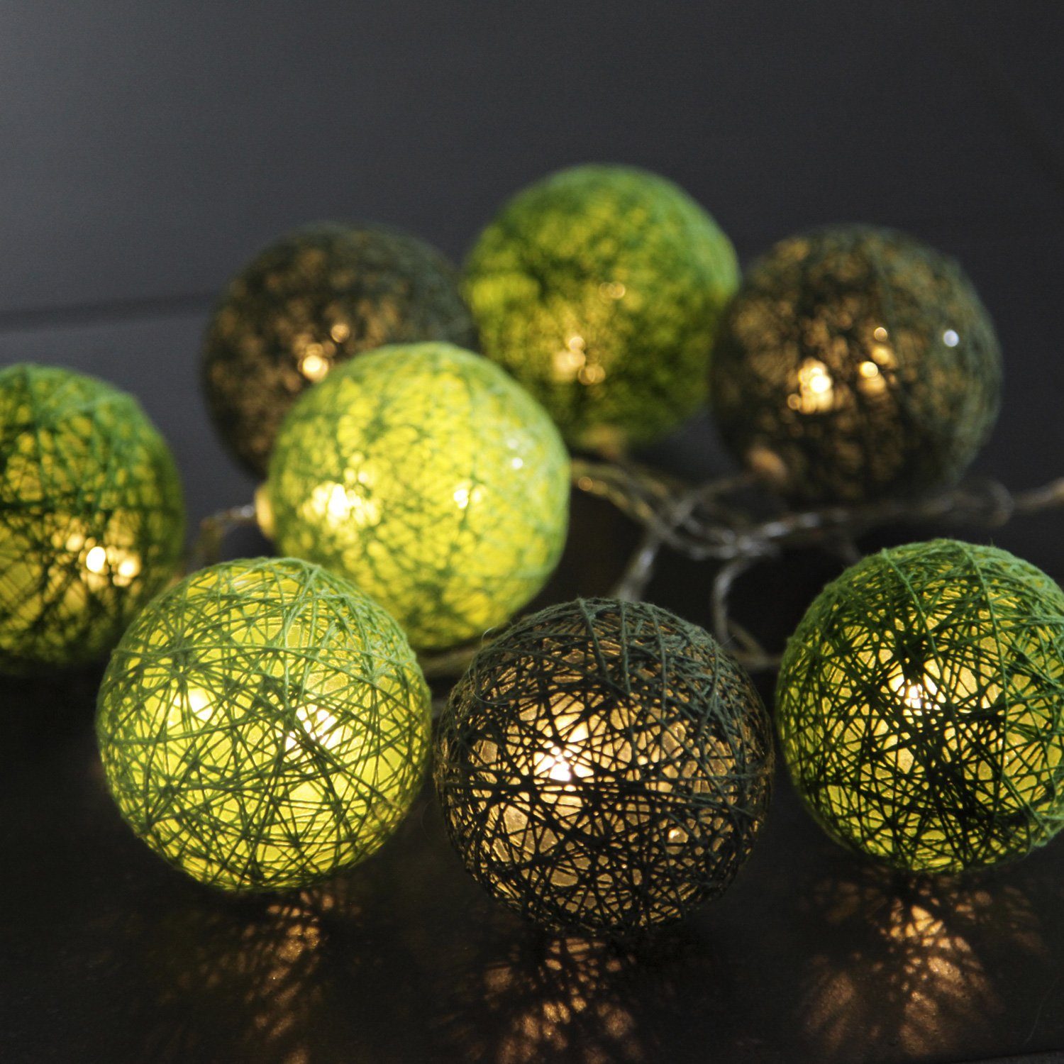 STAR TRADING LEDLichterkette »LED Lichterkette Sisal Ball