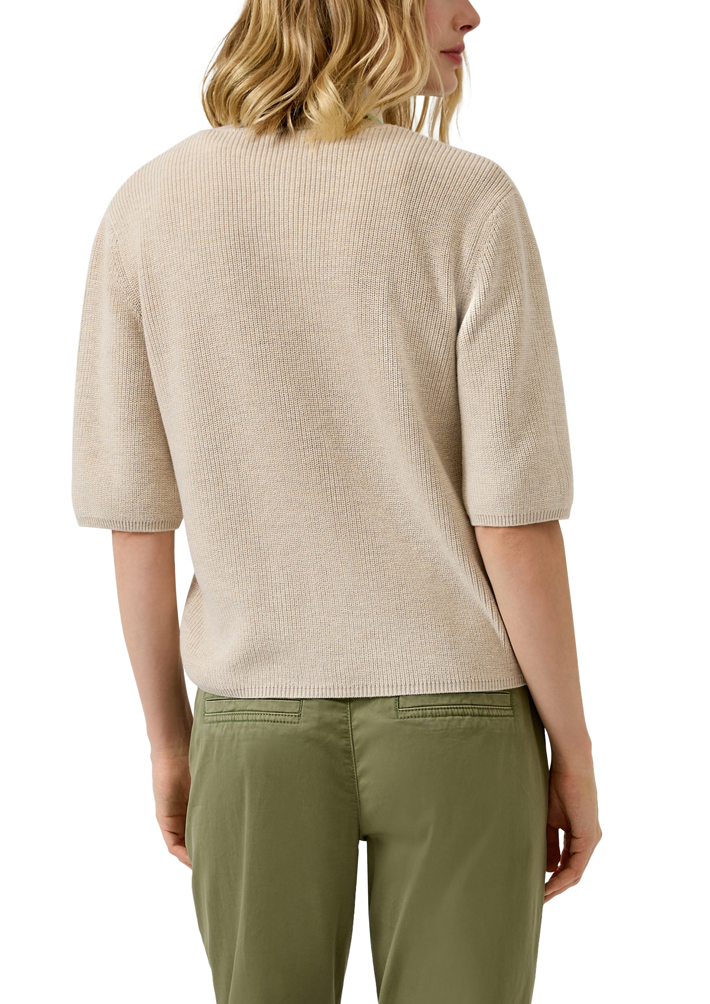 s.Oliver Strickjacke halbarm, mit Knopfleiste