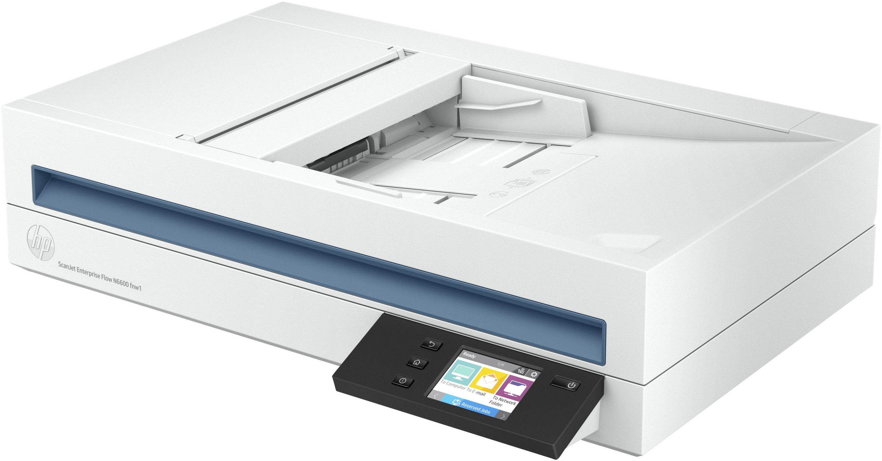 HP ScanJet Enterprise Flow N6600 fnw1 Scanner, (LAN (Ethernet), WLAN (Wi-Fi), Wi-Fi Direct)
