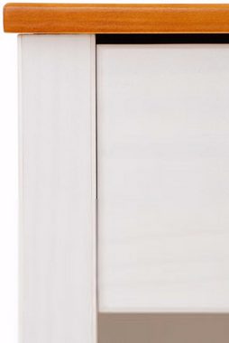 loft24 Nachttisch Pauline, aus FSC®-zertifizierter Kiefer im Landhaus Stil, Breite 43 cm