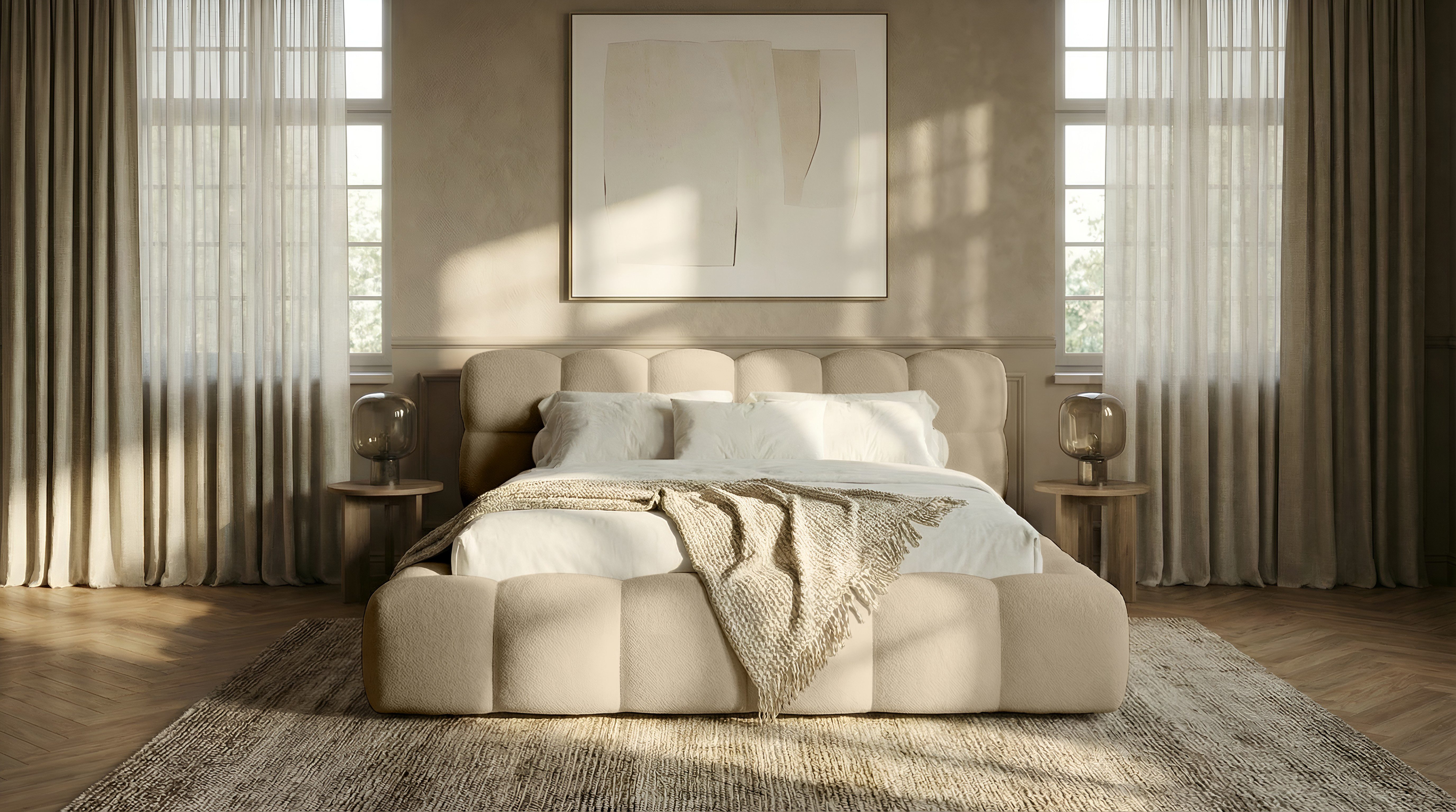 thematys Polsterbett CLOUD mit Bettkasten 140x200 160x200 180x200 200x200cm (hochwertiger Cord-Stoff in vielen Farben Grafit Grau Weiß Beige Kreme, Inklusive Lattenrost: Holzrahmen,hochwertiger Stoff), hydraulische Klappfunktion für Stauraum