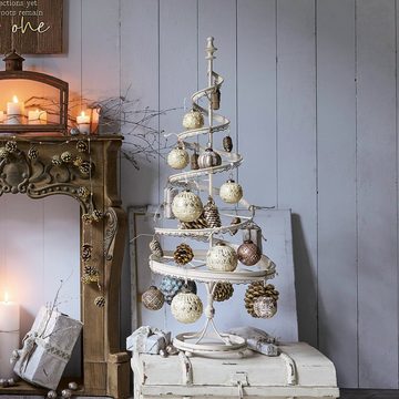 Mirabeau Weihnachtsfigur Deko-Baum Gerzat creme
