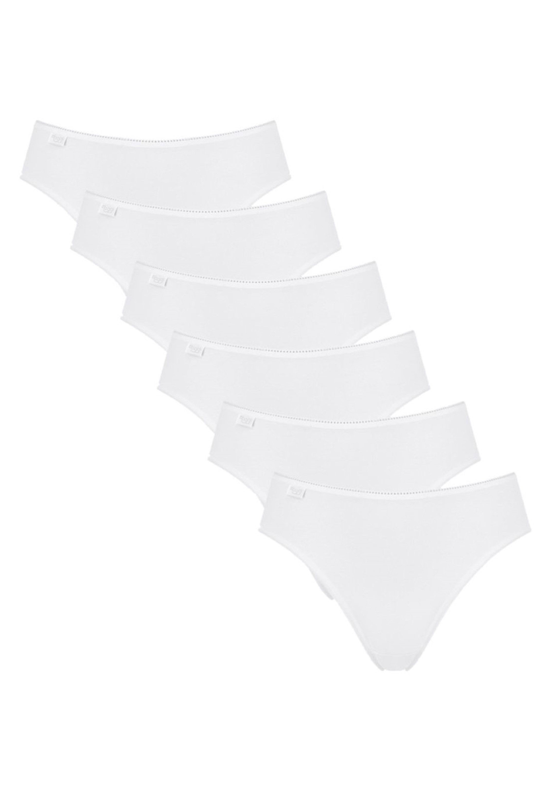 sloggi Tai-Slip 6er Pack 24/7 Cotton (Spar-Set) Tai Slip - Baumwolle - Atmungsaktiv