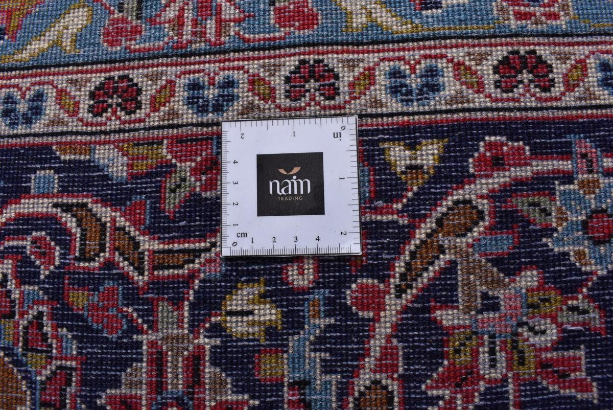 Orientteppich Keshan 293x395 Handgeknüpfter Nain Trading, Perserteppich, rechteckig, 12 mm Orientteppich / Höhe